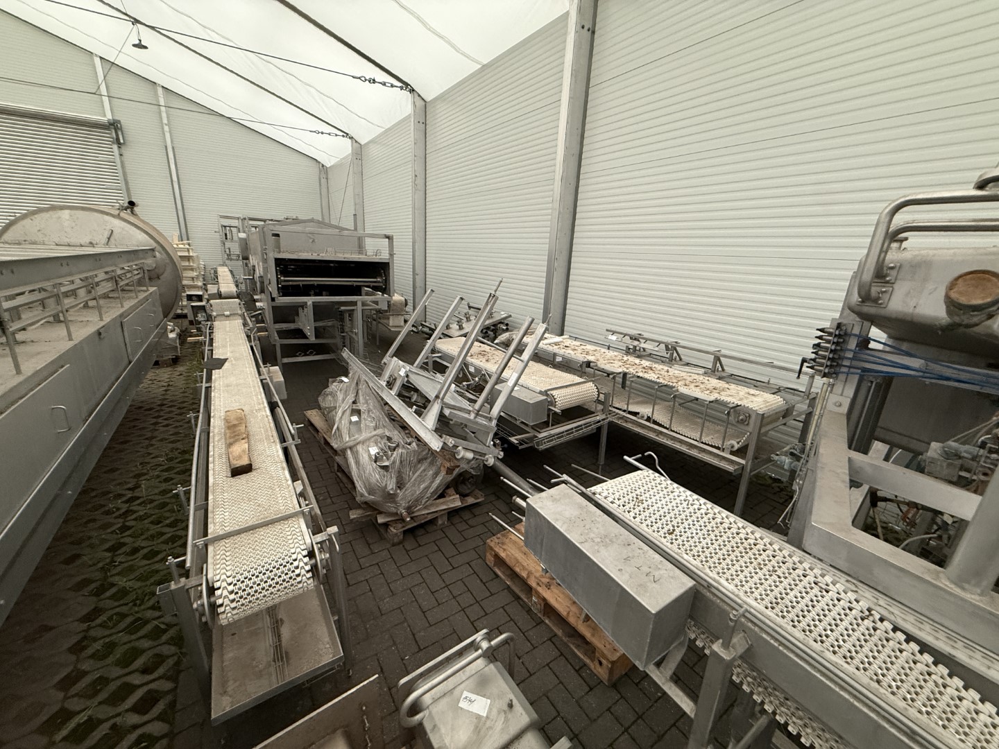 Used Gouda Euroblock Cheese Plant for 100.000 liter of milk per day - 10.000 kg of Gouda cheese per day