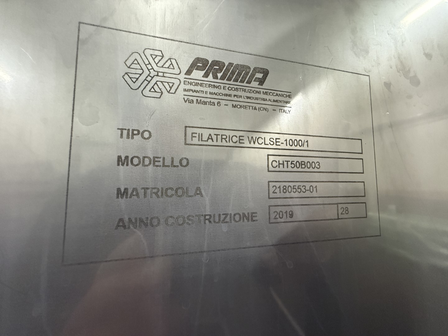 Used Pasta Filata Line - Alpma Sulbana / Prima WCLSE-1000/1