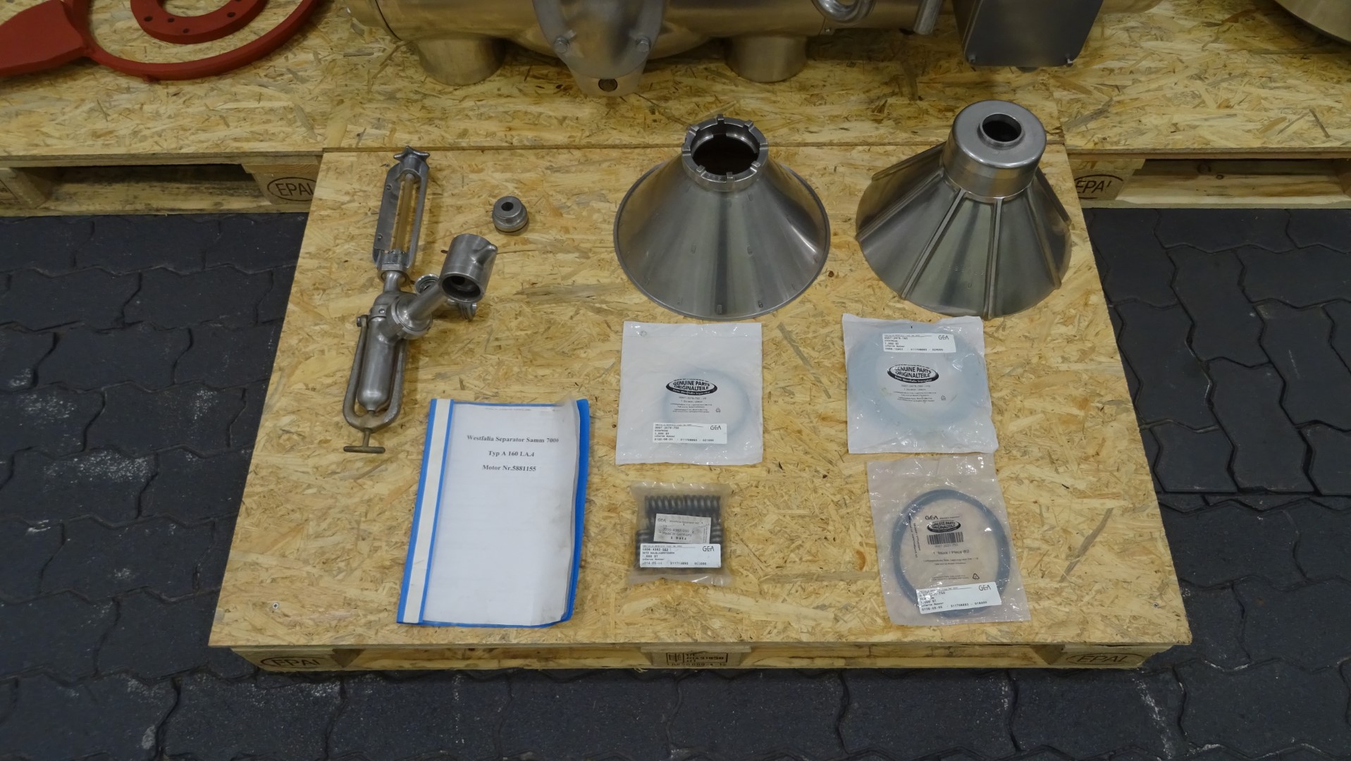 Used Cream Separator GEA Westfalia SAMM 7006