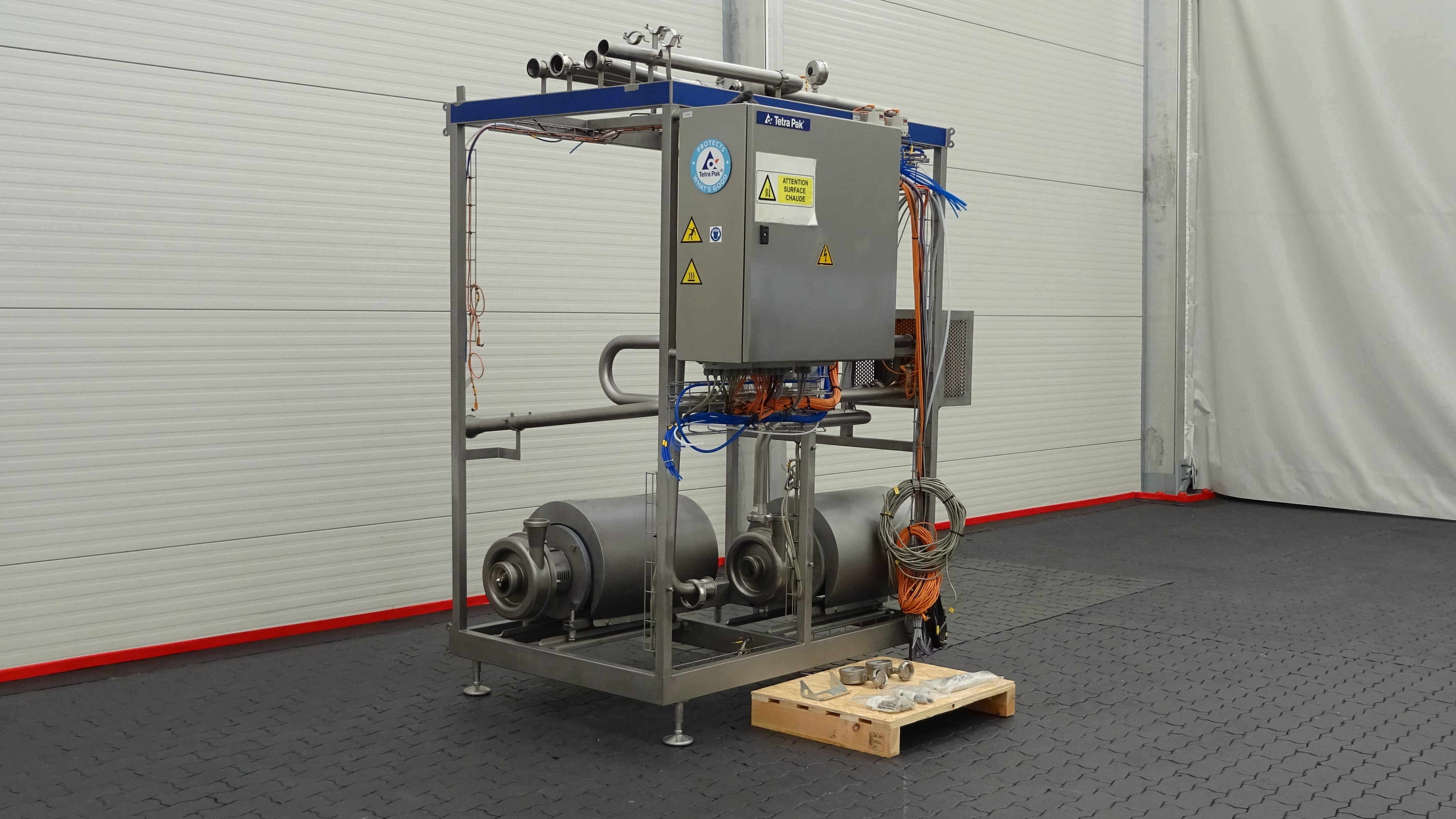 Used Tetra Pak ​​​​​​​​​​​​Tetra Therm Aseptic VTIS line with Tetra Alex TA400 homogeniser