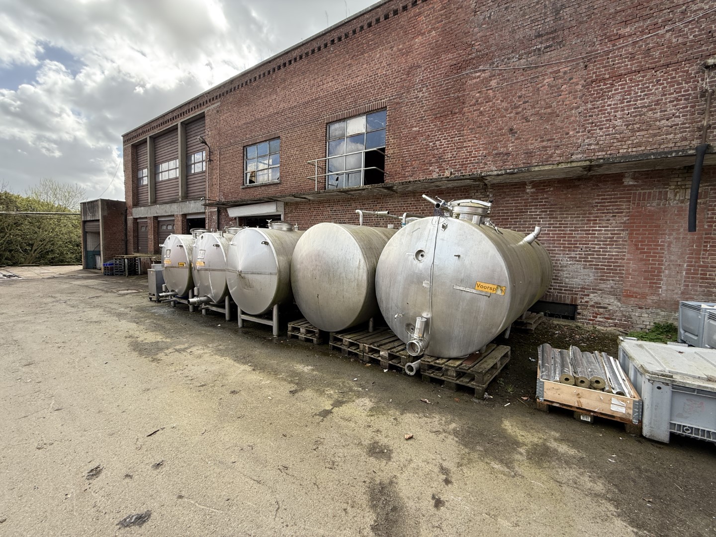 Used 5x CIP Tanks 9.200 ltr each - BMR Engineering