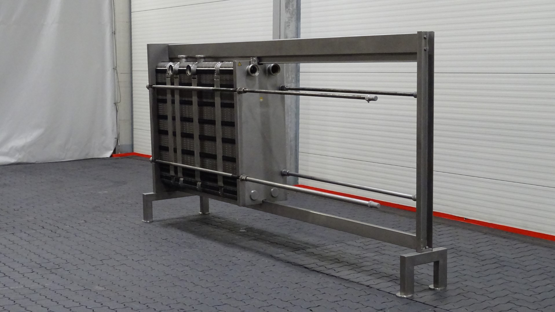 Used Milk Pasteuriser / Plate Heat Exchanger / PHE Alfa Laval Clip 8-RM