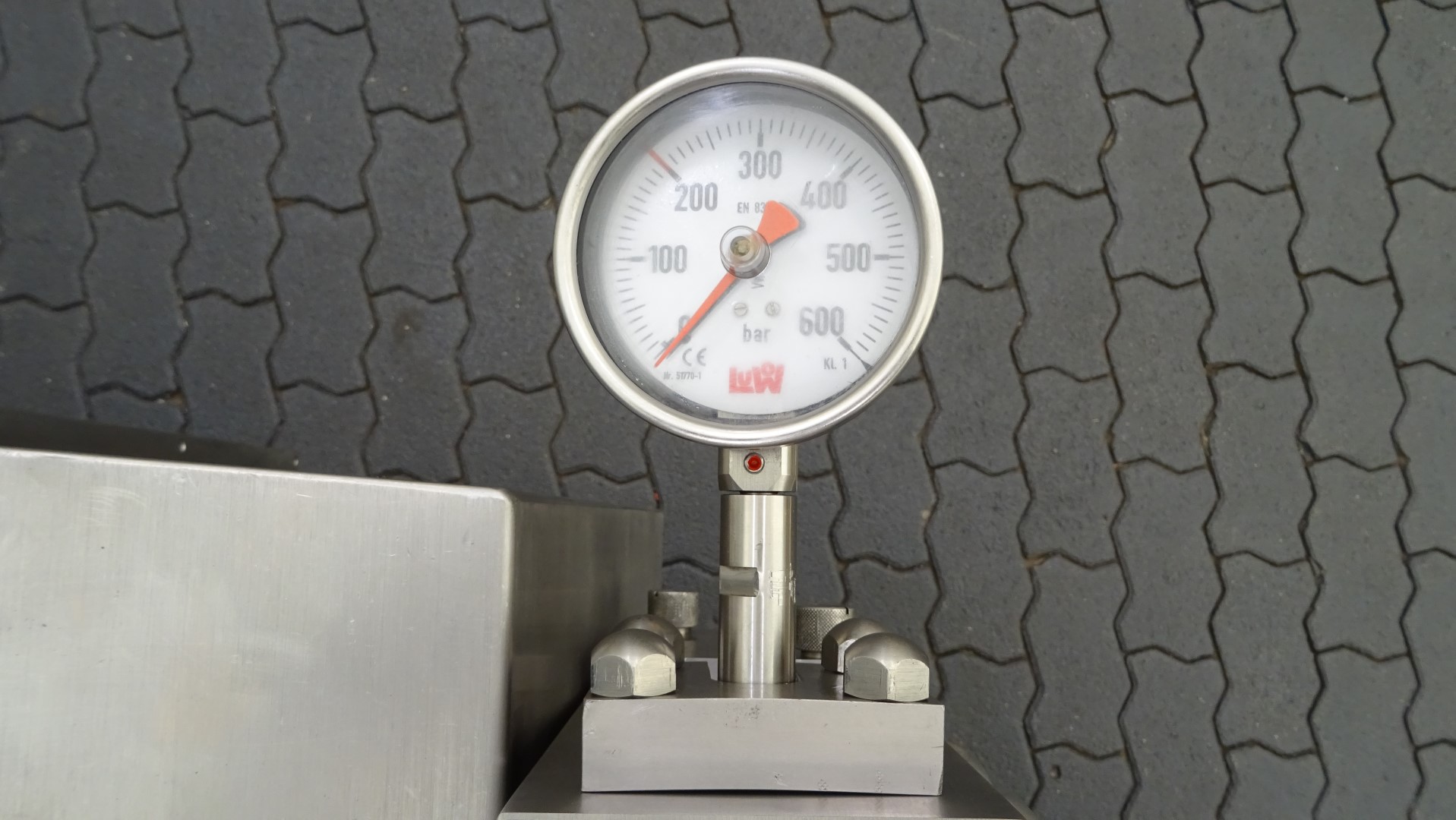 Used High Pressure Homogeniser Rannie Blue Top 50.79