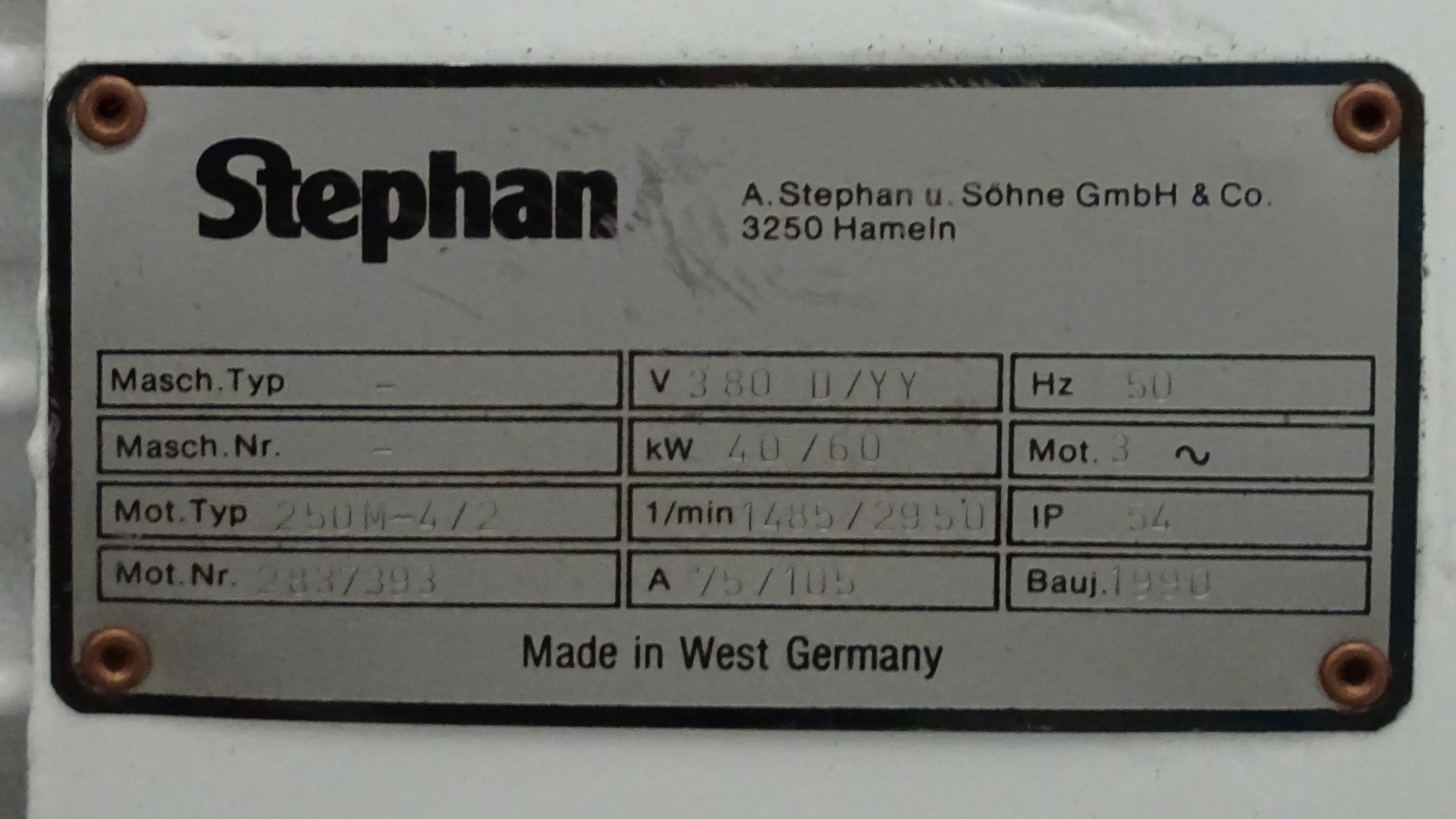 Used Reconditioned Universal Machine Stephan Combicut TC / SK 300