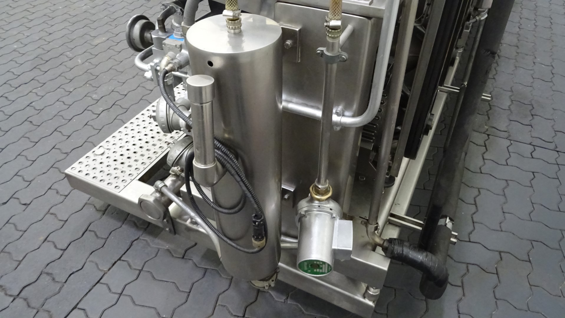 Used Margarine Pilot Plant - Gerstenberg & Agger HP Pump + Perfector 3x57 + Pin rotor + Inverter and Cooling Unit R22