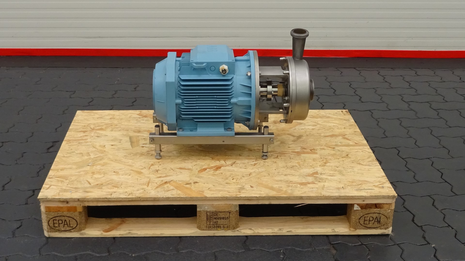 Used Sanitary Centrifugal Pump Alfa Laval LKH-20/165 SSS 5,5 kW
