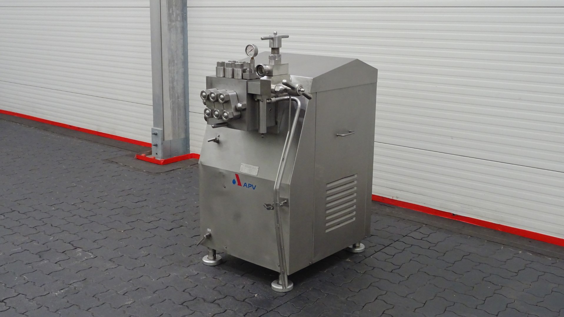 Used UHT Pilot plant with aseptic homogeniser and filling chamber - APV UHT pilot + Gaulin 396 MCP 4-2,5TBS