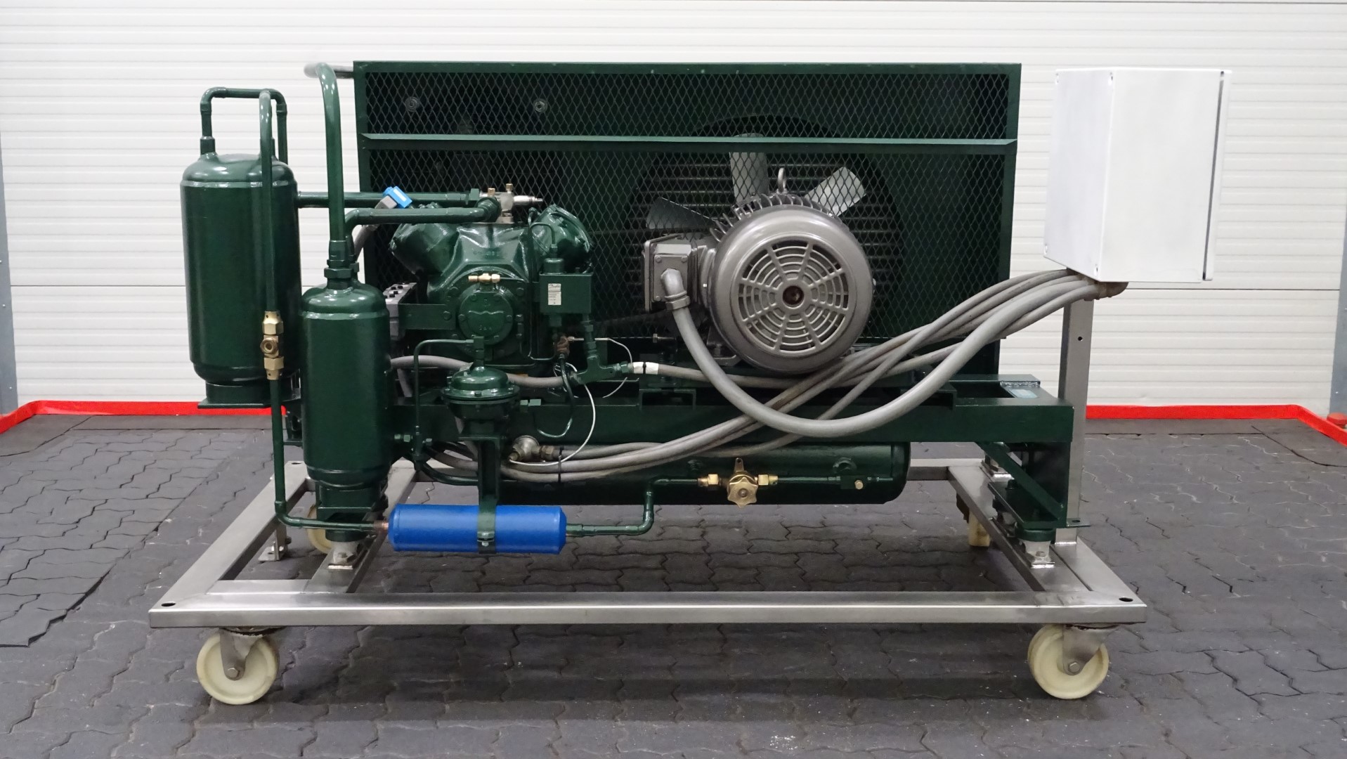 Used Margarine Pilot Plant - Gerstenberg & Agger HP Pump + Perfector 3x57 + Pin rotor + Inverter and Cooling Unit R22