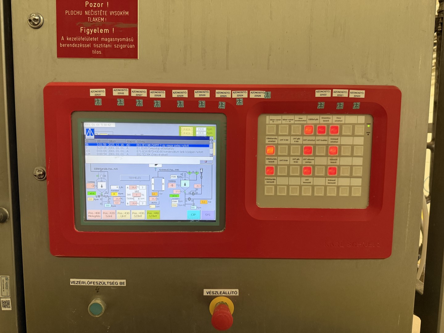 Used Complete processing line for the production of processed UHT cheese - Karl Schnell - 200 up to 750 kg per hour
