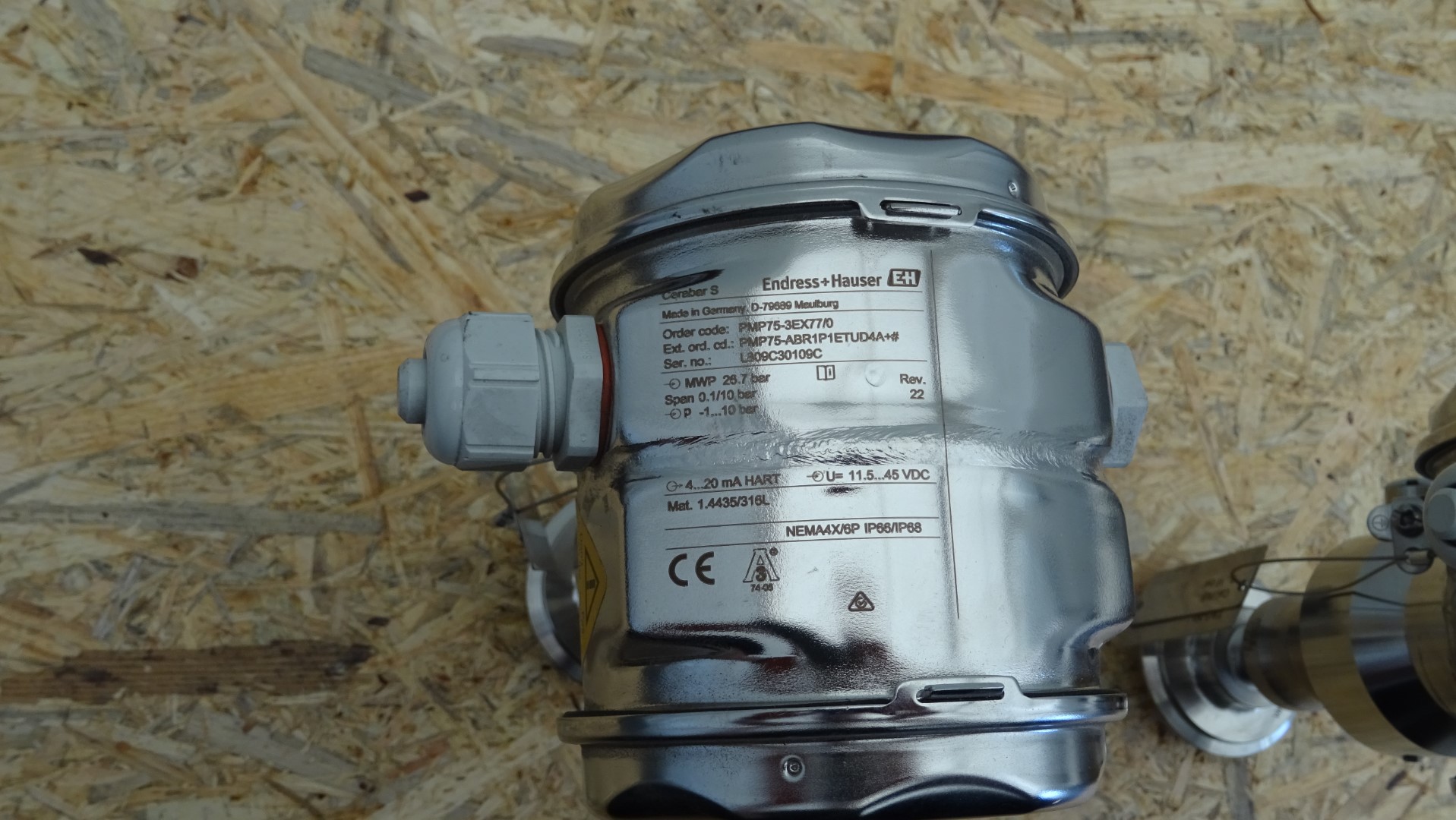 Used 2x Unused Endress+Hauser PMP75 Pressure Transmitters