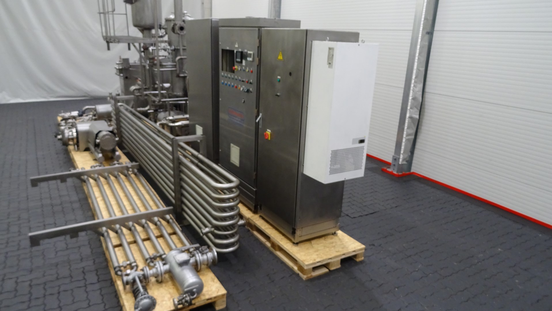 Used Direct steam injection (DSI) UHT with aseptic homogeniser - APV DSI + APV Gaulin MC 45-5TPSX