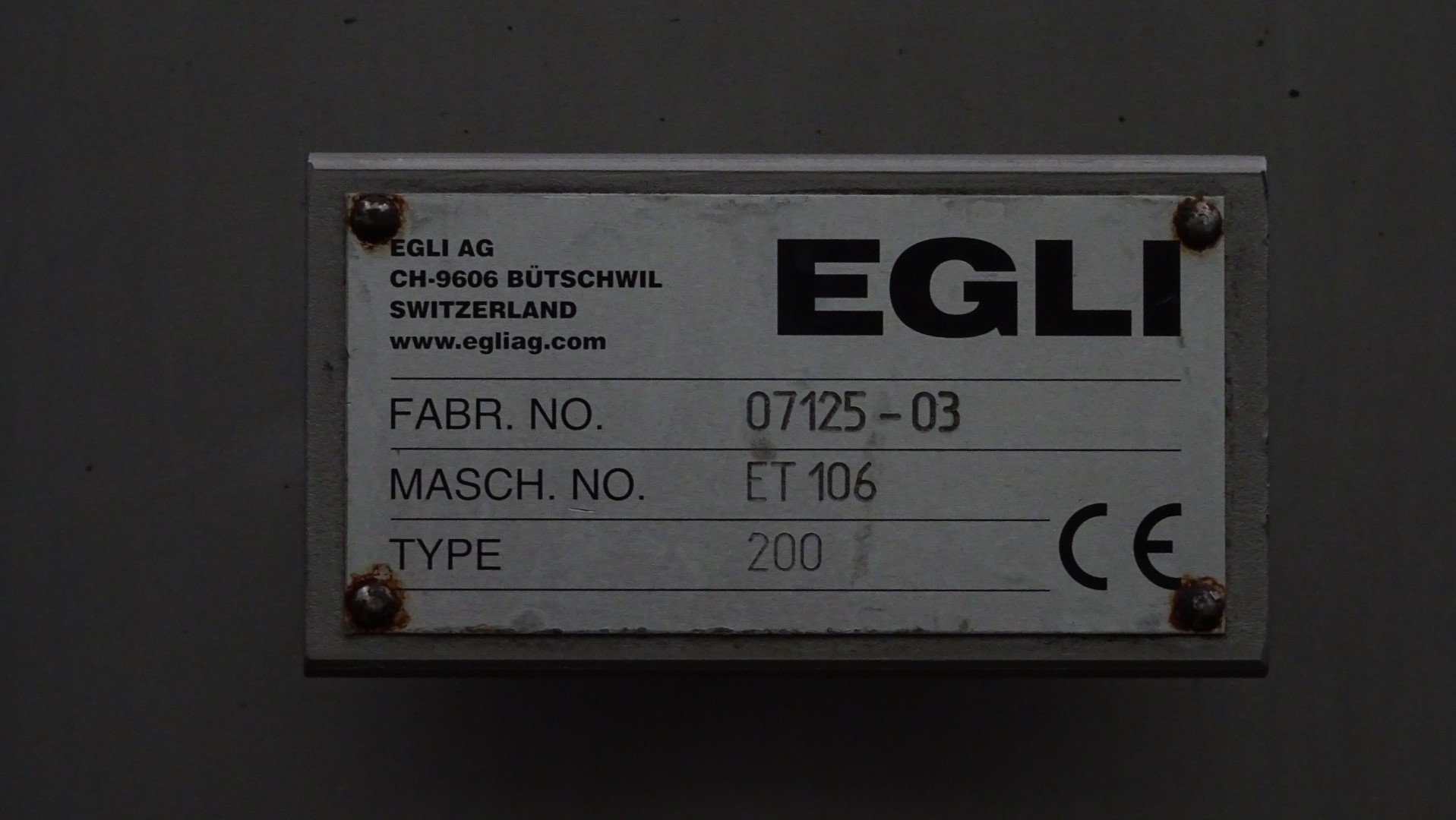 Used Closed Buttersilo Egli EBW 177 - 1200