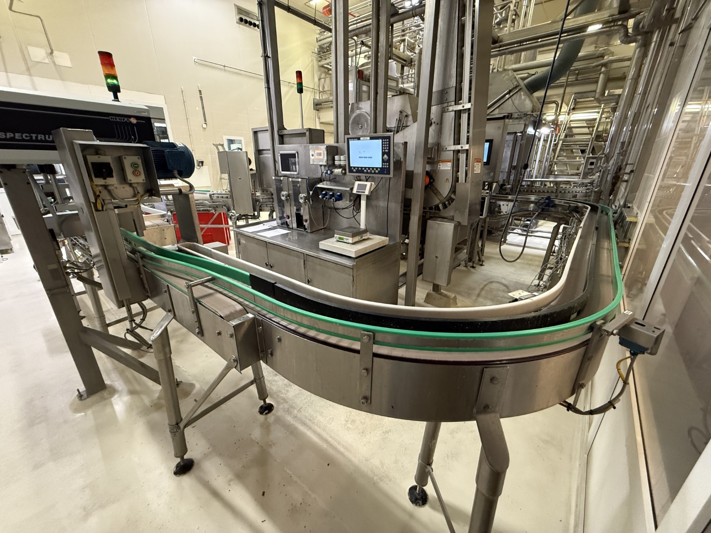 Used Complete can filling and closing line for liquids (nutrition) in 250 gram aluminium cans