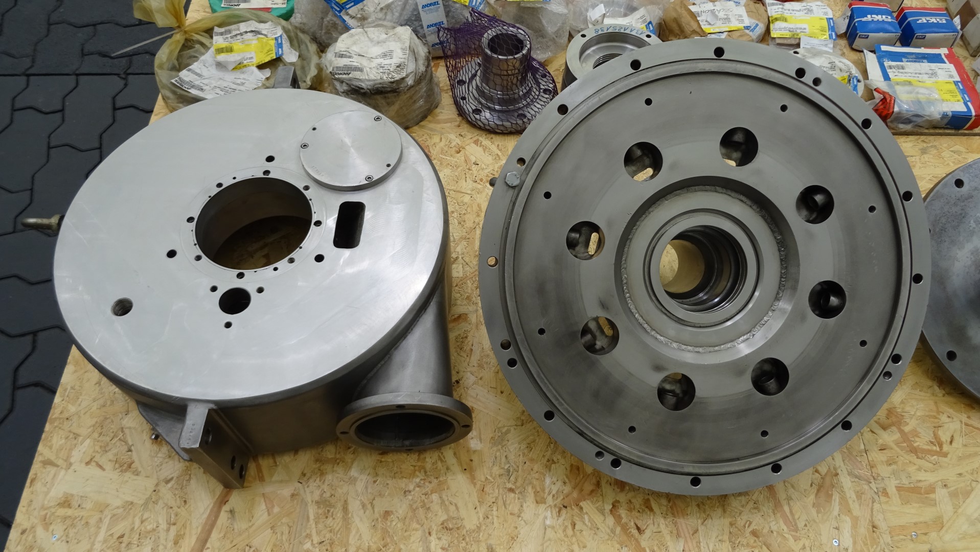 Used Big lot of Andritz Decanter Centrifuge spare parts
