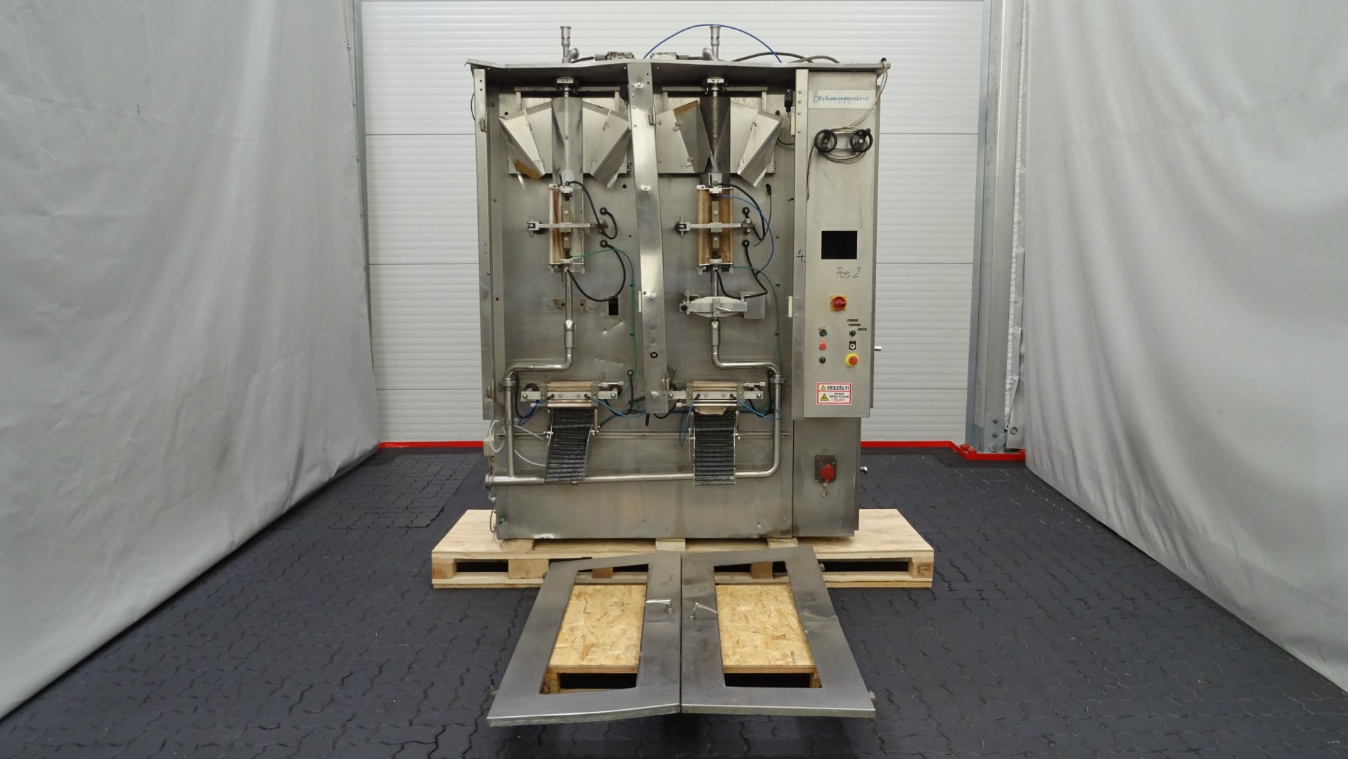Used Incomplete Automatic Double Head Vertical Form / Fill / Seal Machine (Vertical FFS) - Thimonnier M 3200
