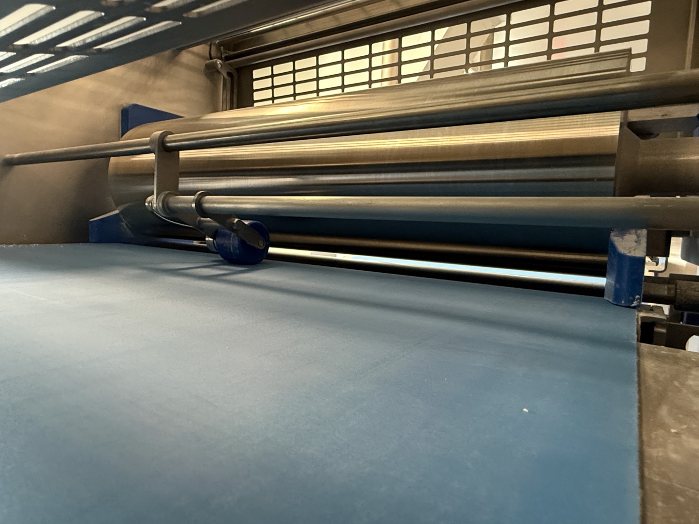 Used Dough processing / rollout line - Rademaker sheeting line with universal line and Packo nitrogen freezer