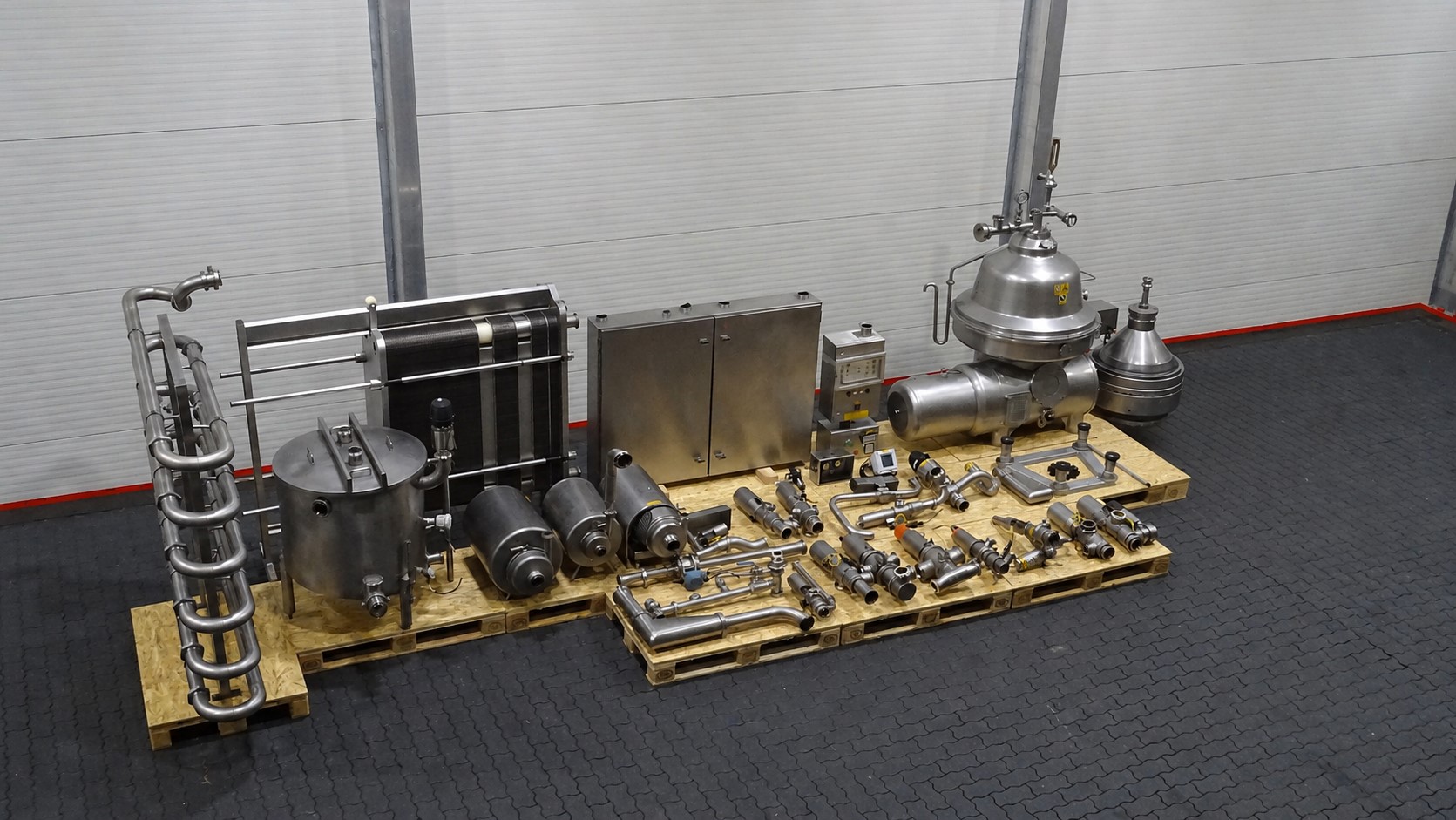Used Pasteurization line 02 - 25.000 ltr/h - GEA Westfalia and APV