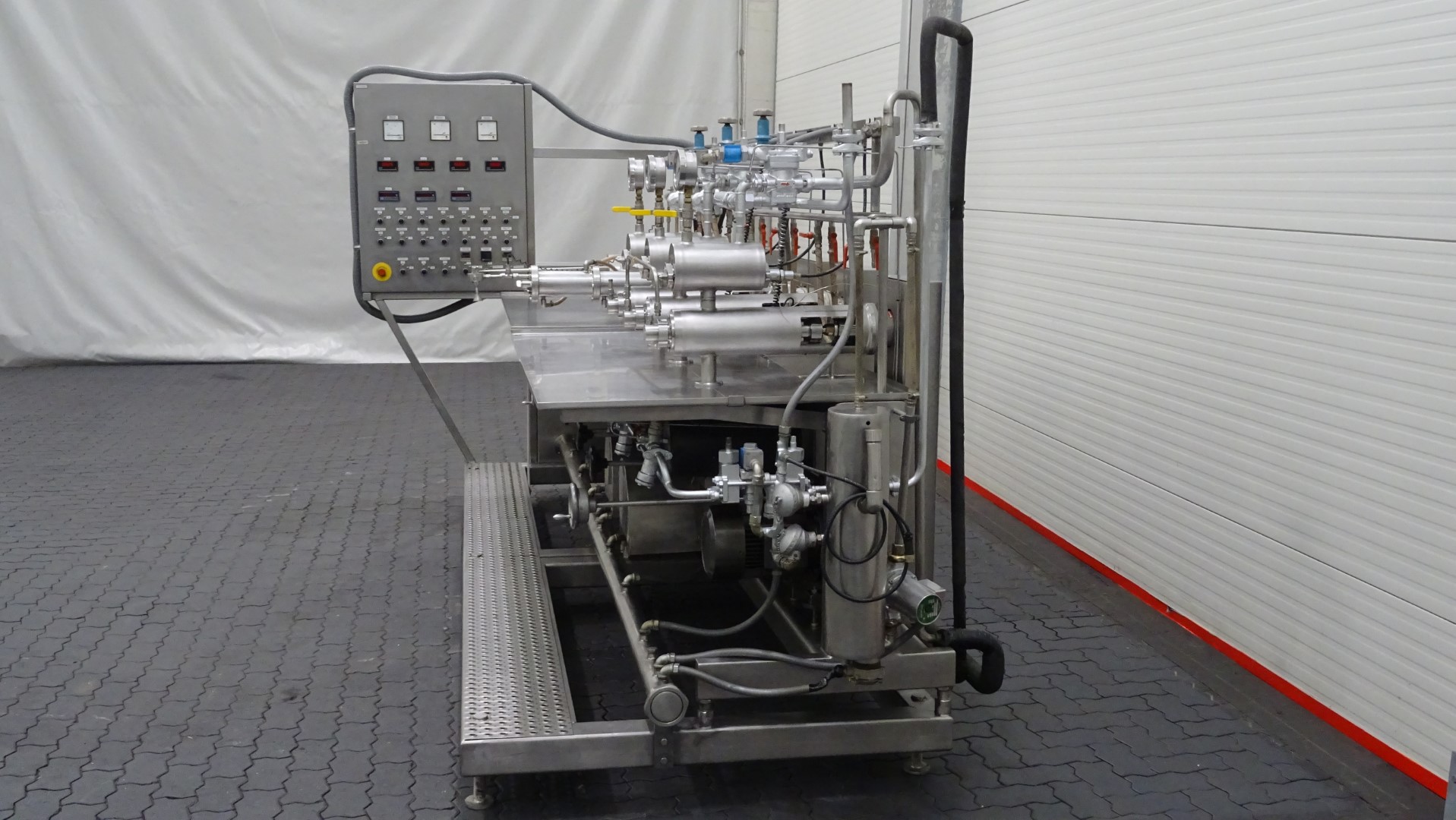 Used Margarine Pilot Plant - Gerstenberg & Agger HP Pump + Perfector 3x57 + Pin rotor + Inverter and Cooling Unit R22