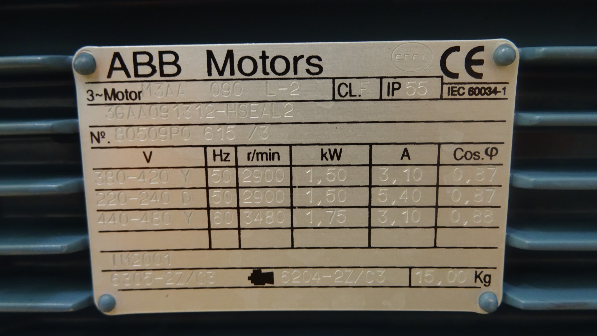 Used Sanitary Centrifugal Pump Alfa Laval LKH-5/132 SSS 1,5 kW