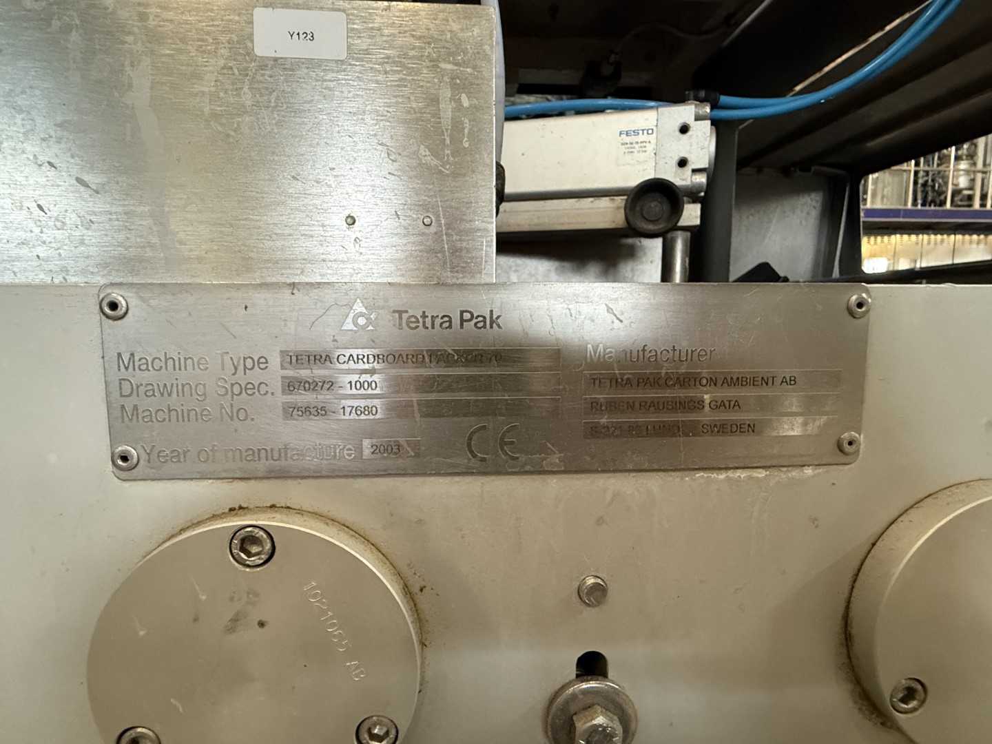 Used Aseptic Carton Filling Line: Tetra Pak TBA/19 - 30 V - 200 ml Slim + Easy Ride + TSA 21 + CBP 70
