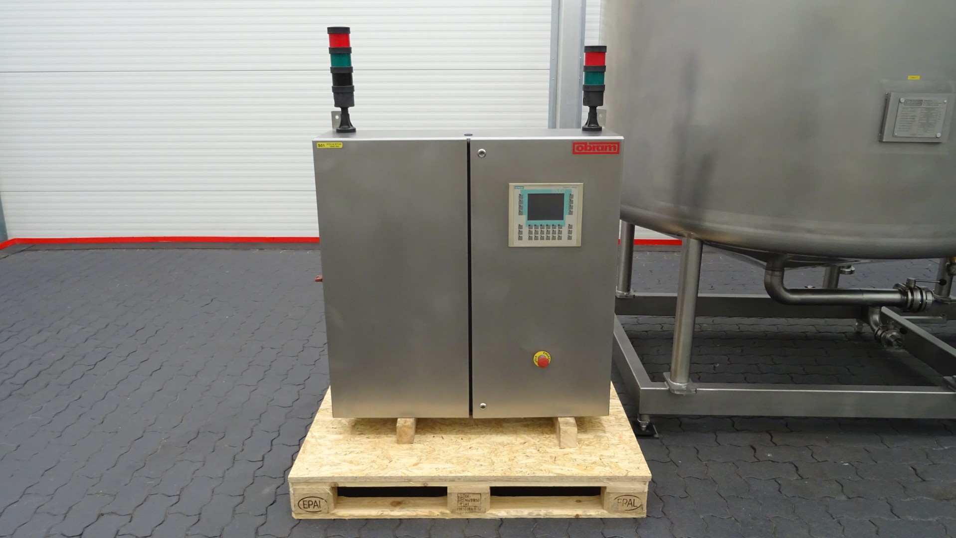 Used Complete 2-Lane CIP Unit with 3 Tanks - Obram WAB - 30/2