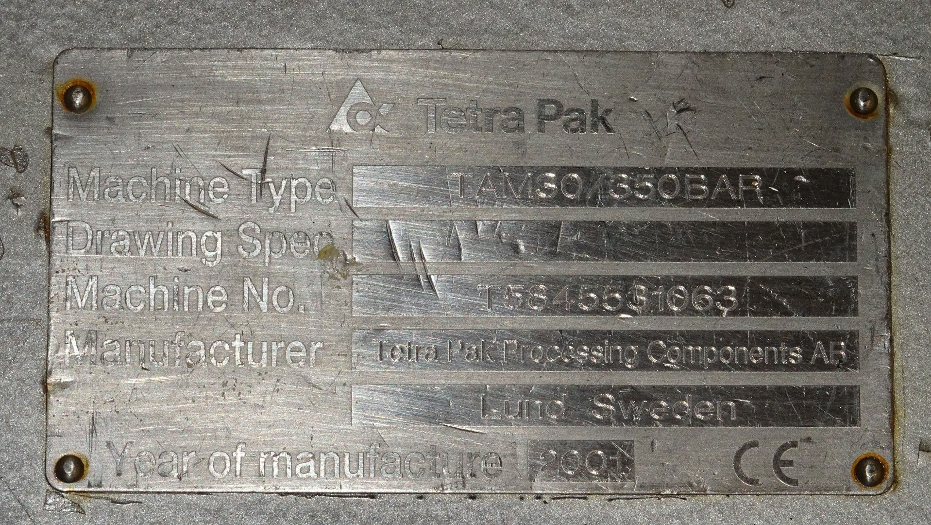 Used Tetra Pak Tetra Therm Aseptic Visco Line - Pasteurisation / Sterilization of concentrated beverage bases