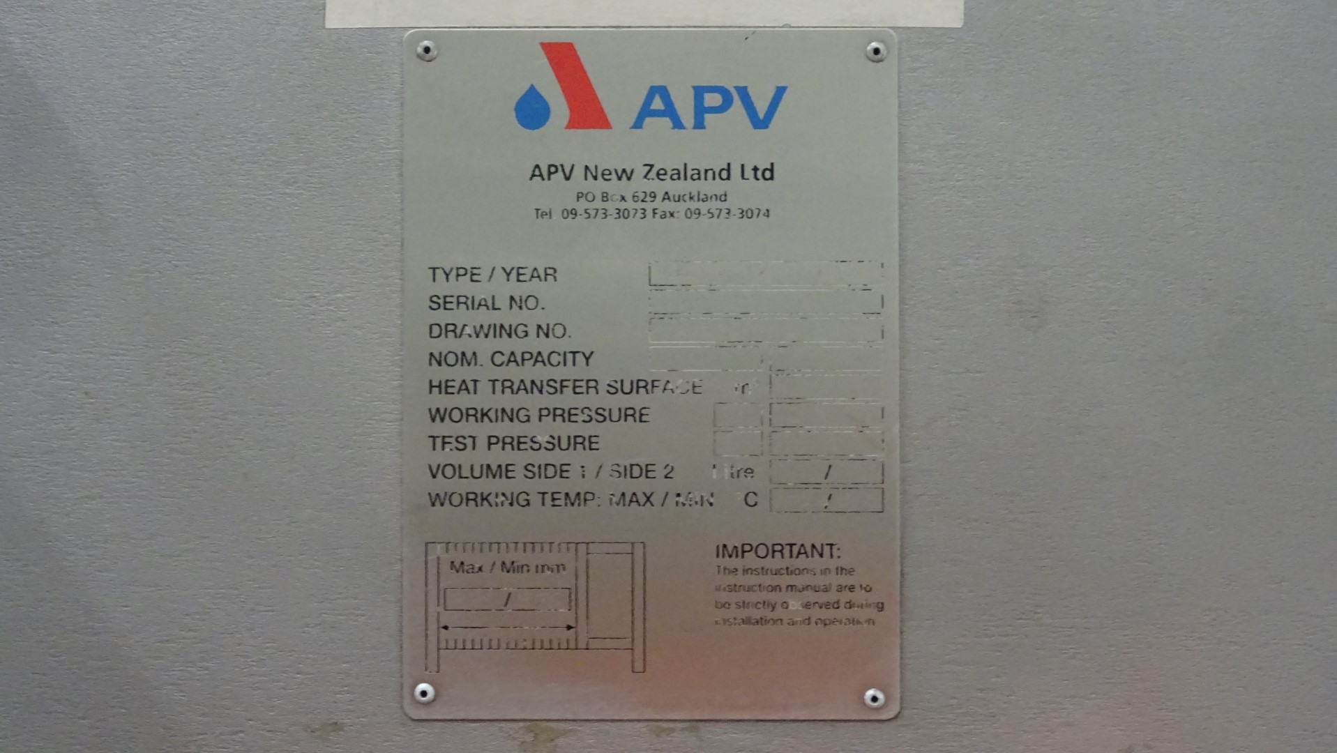 Used Pasteurization line - 25.000 ltr/h - GEA Westfalia and APV