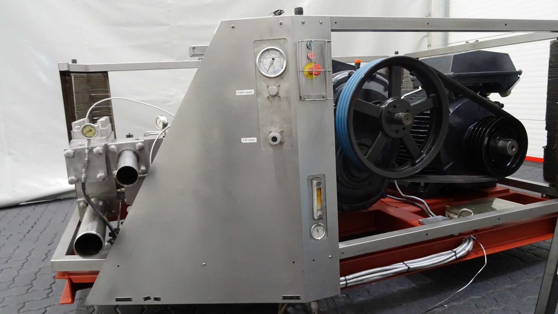 Used High Pressure Homogeniser Tetra Pak TAM30A/200BAR Aseptic