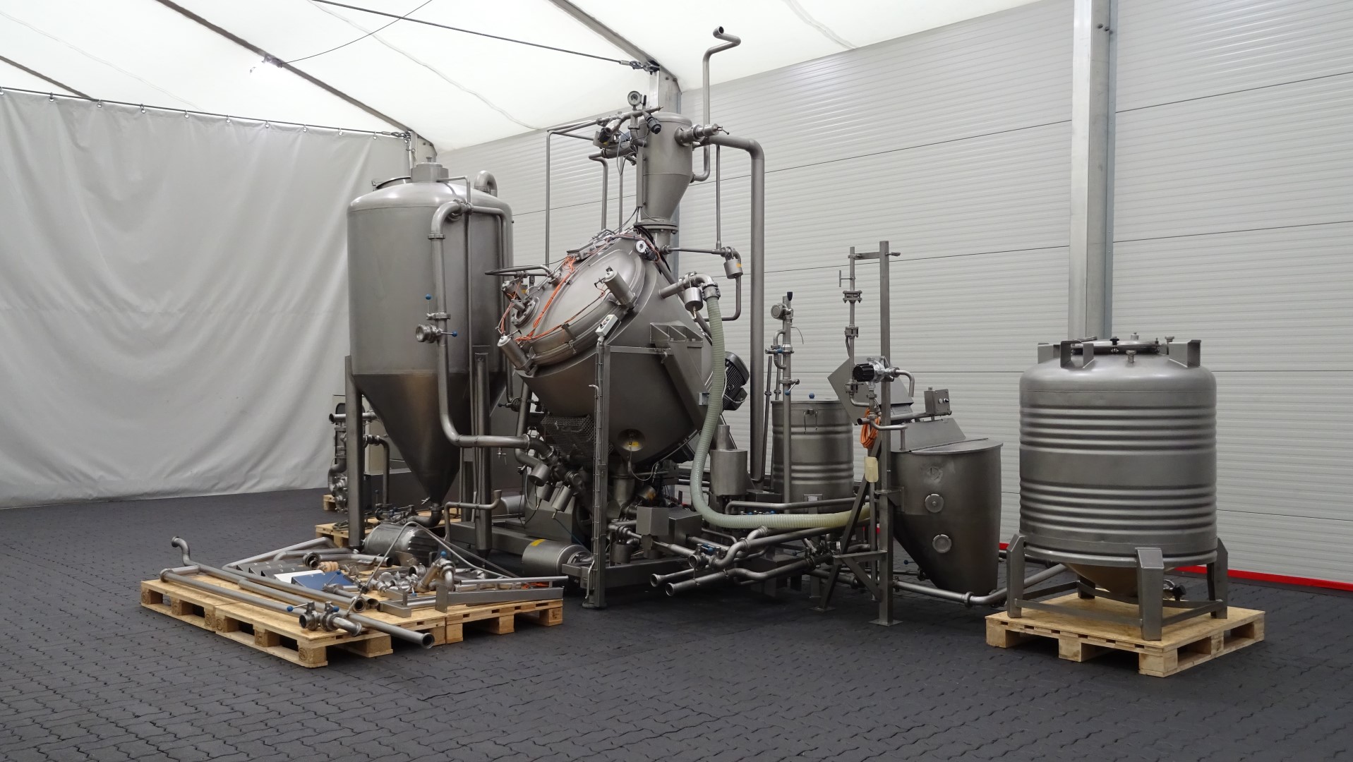 Used Vacuum processing system Stephan VM/MC 800/20 Vacutherm + Mikrocut MCH 20/VM