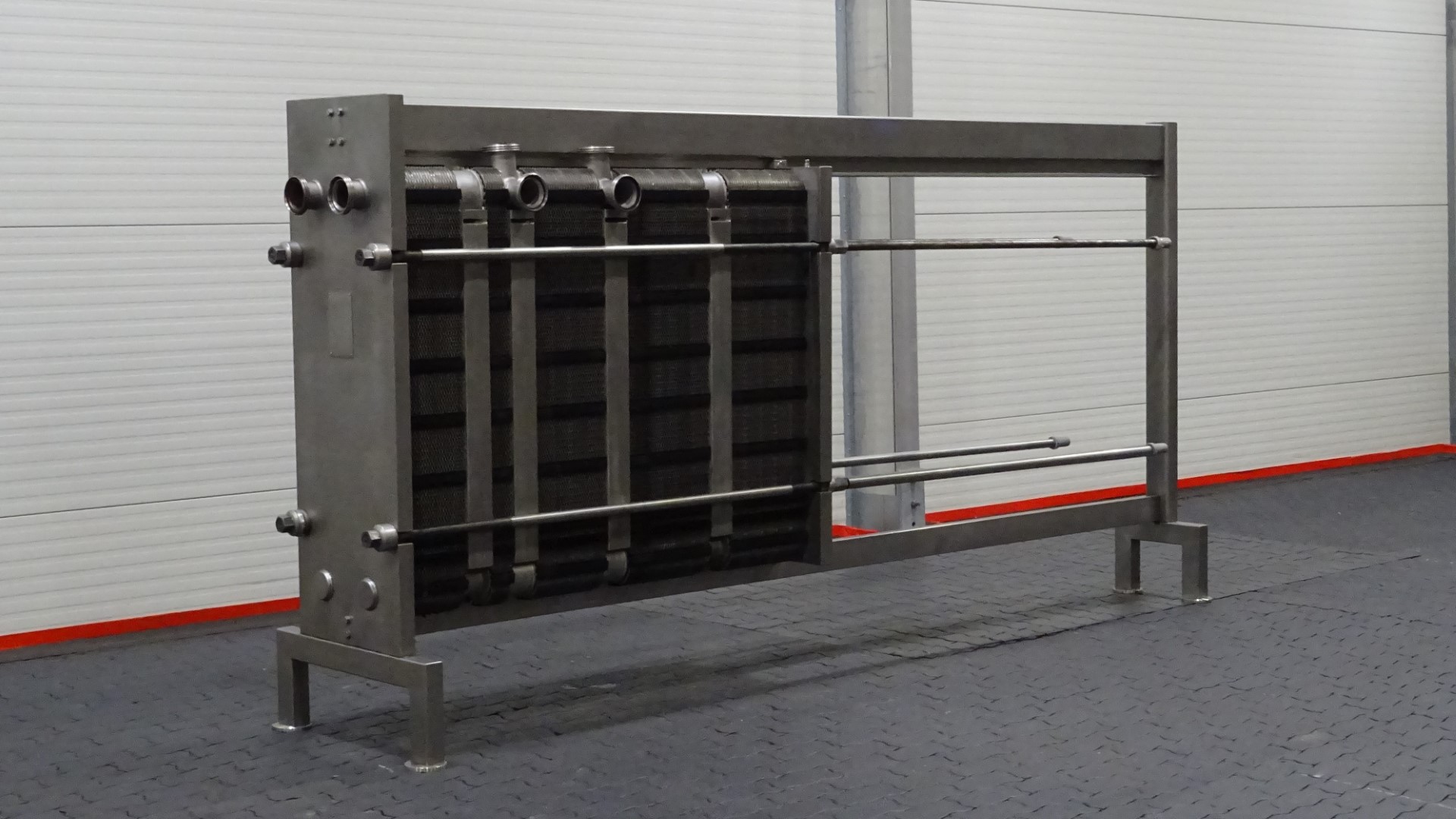 Used Milk Pasteuriser / Plate Heat Exchanger / PHE Alfa Laval Clip 8-RM