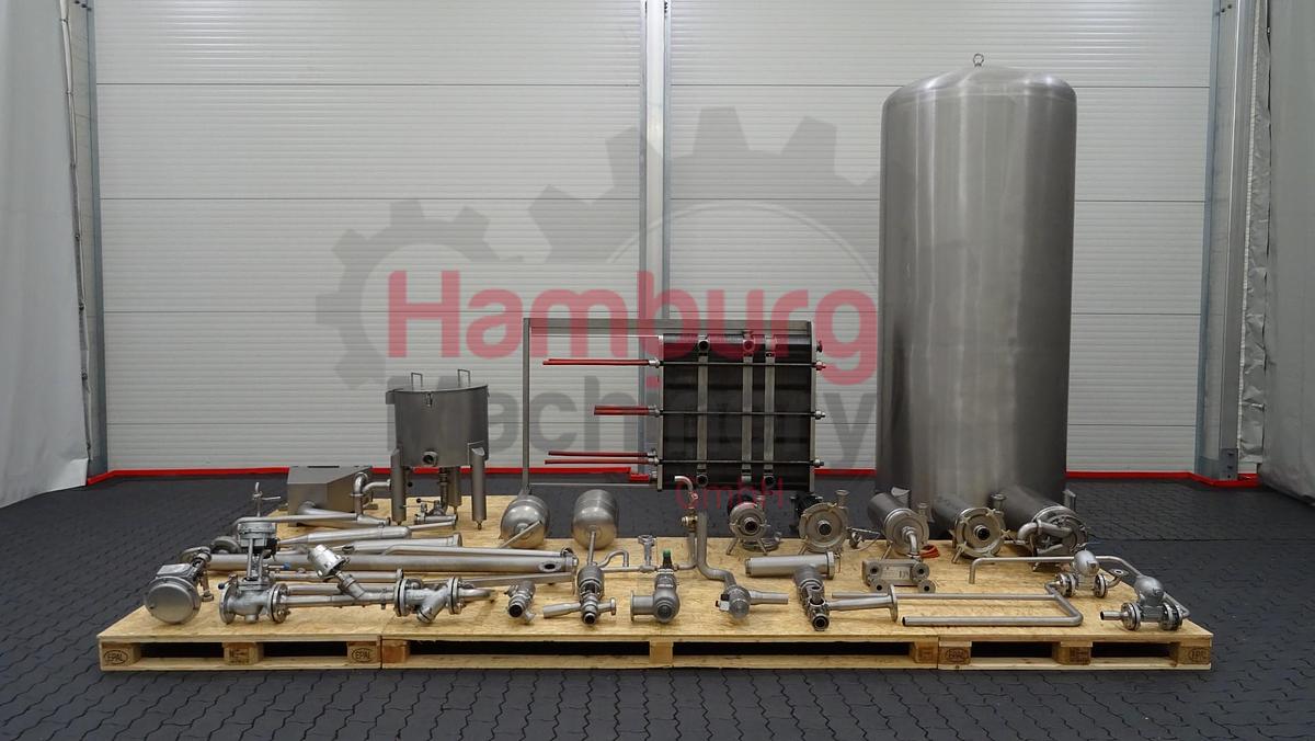 Used Pasteuriser / Plate Heat Exchanger / PHE - Tetra Pak / Alfa Laval C6-SR
