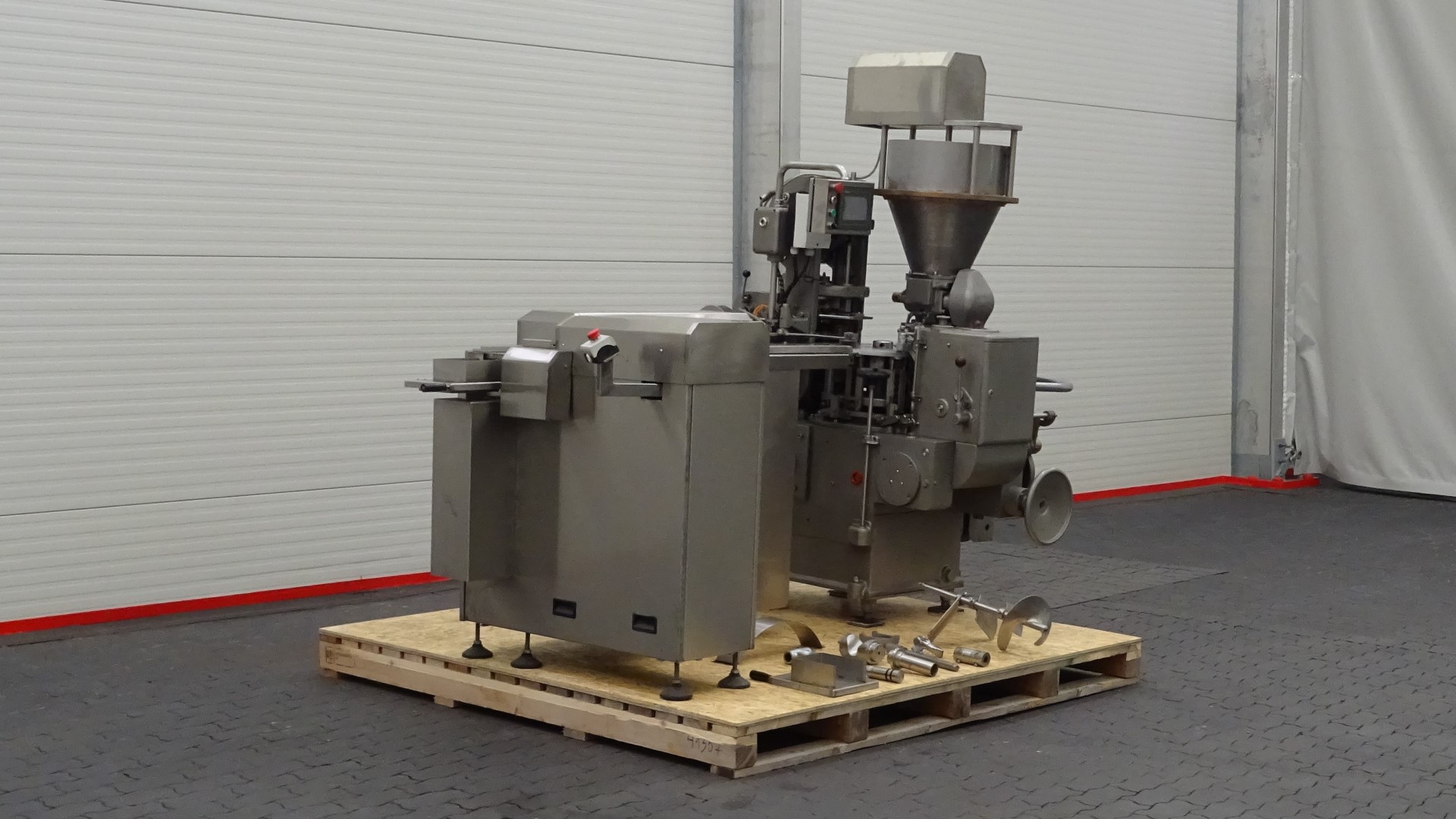 Used Filling and wrapping machine for miniportions of butter Benhil 8304