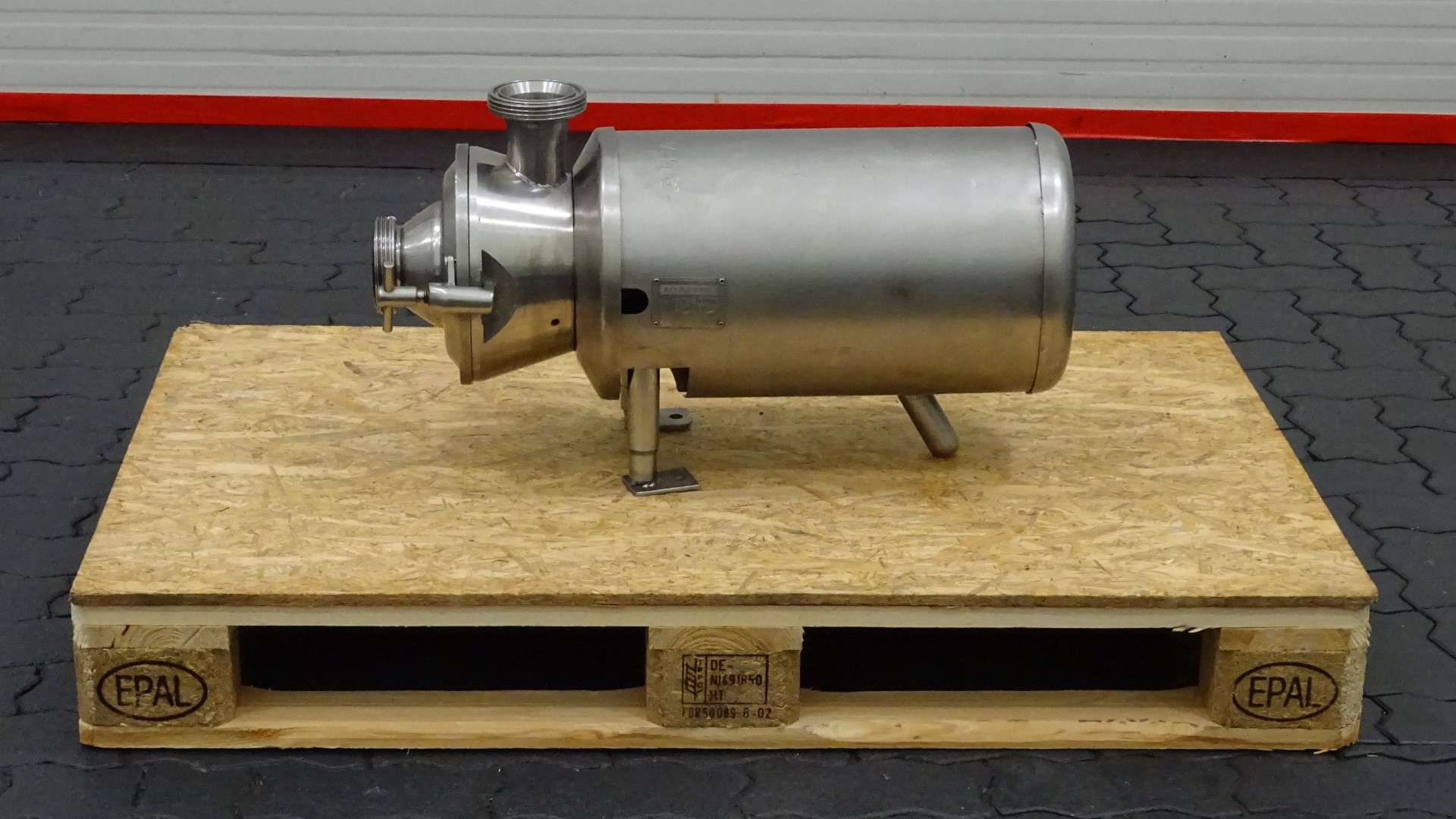 Used Sanitary Self Priming Liquid-ring Pump Alfa Laval MR-200A