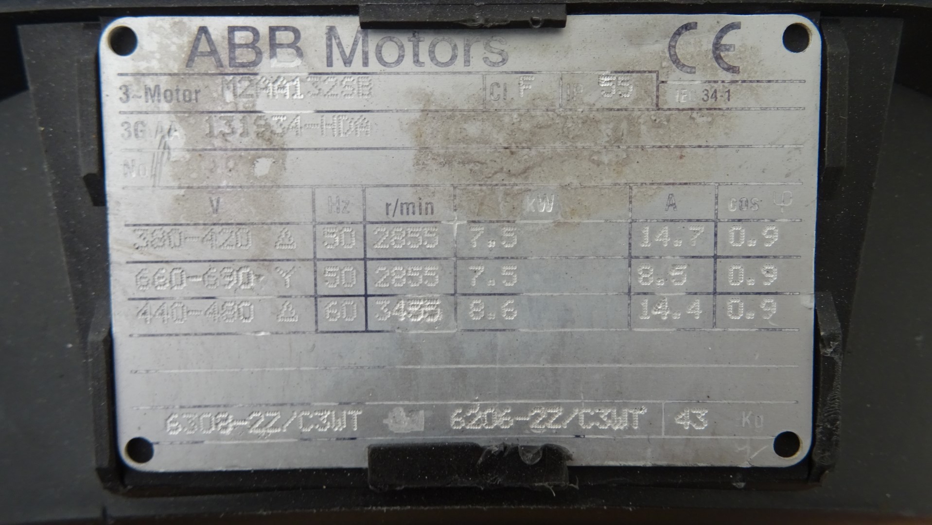 Used Sanitary Centrifugal Pump Alfa Laval LKH-25/180 DMS 7,5 kW