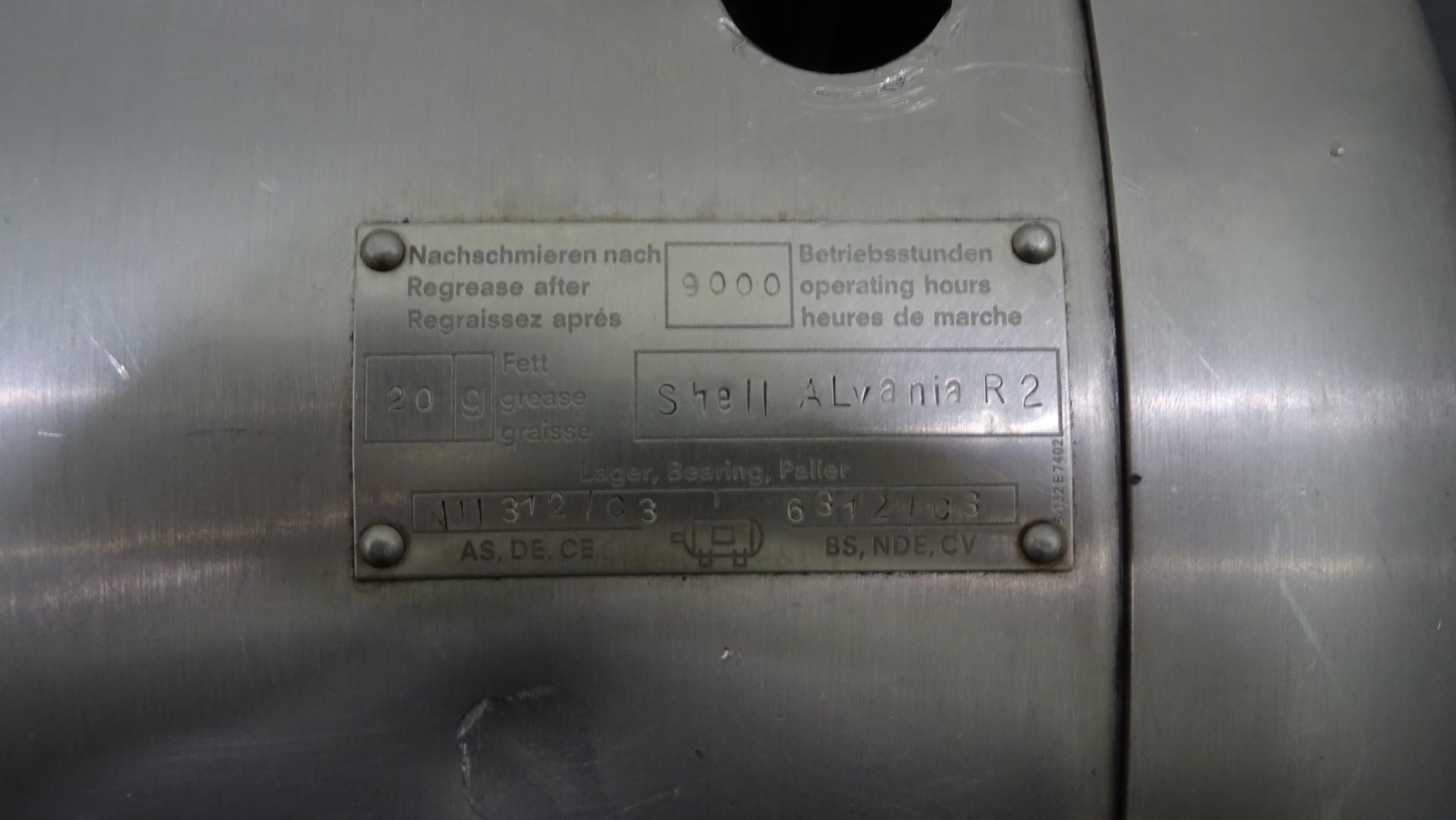 Used Motor with stainless steel motor cover - Loher GmbH - 30 kW