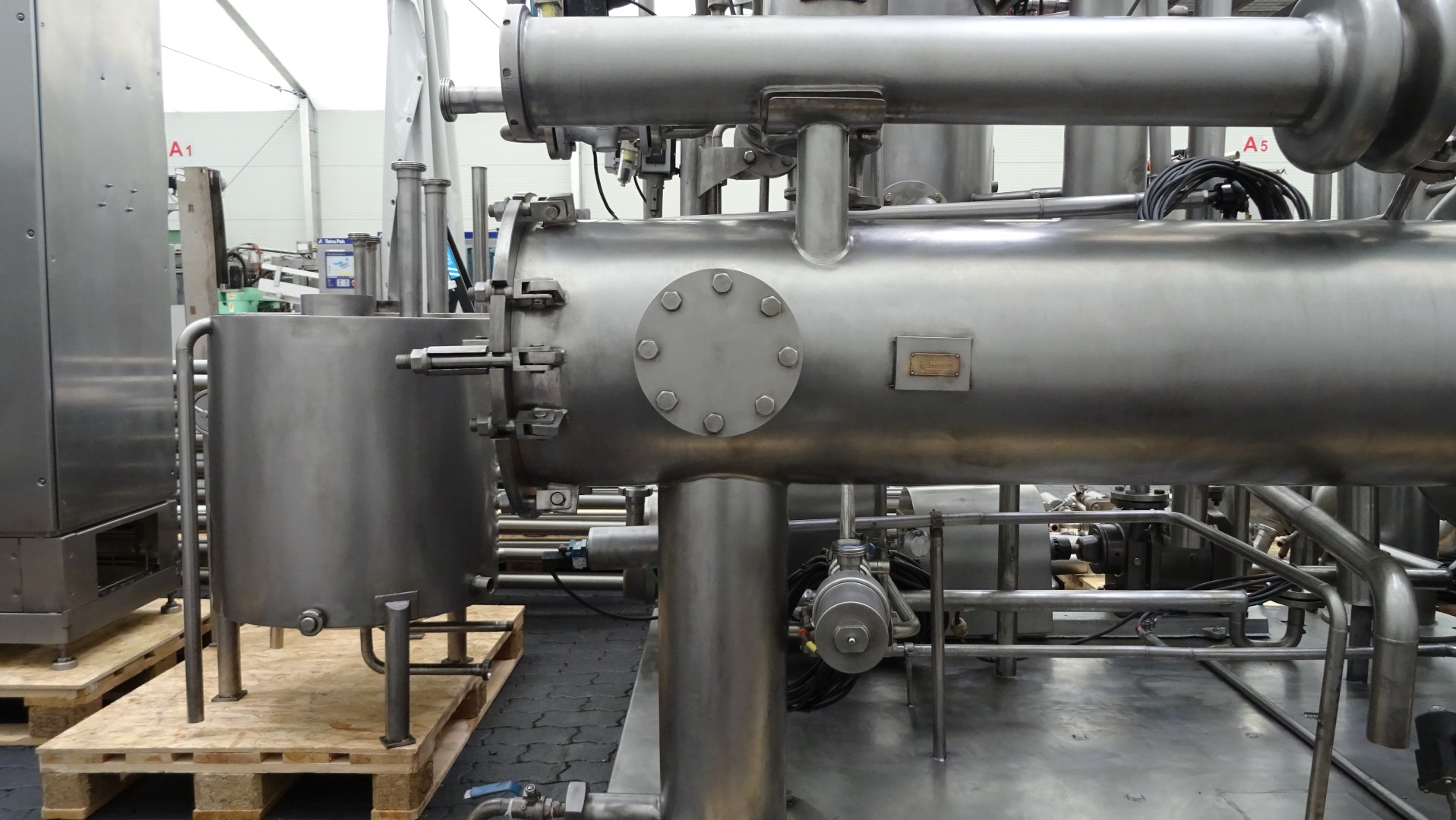 Used Direct steam injection (DSI) UHT with aseptic homogeniser - APV DSI + APV Gaulin MC 45-5TPSX