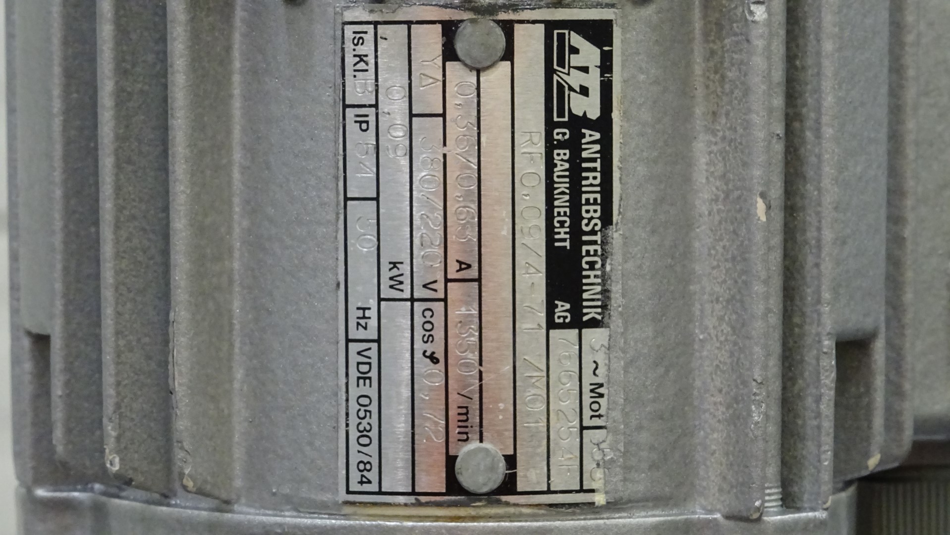 Used Toothed Colloid Mill - Fryma MZM / VK-7