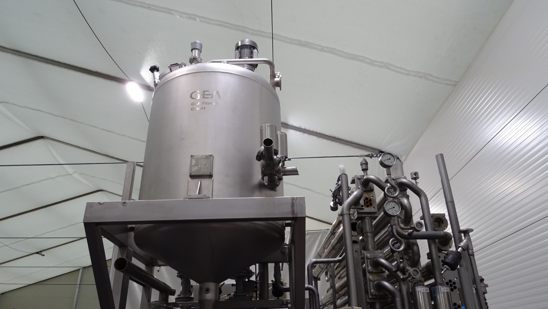 Used Thermisation unit for Creme fraiche / mesophiles 10% - GEA Finnah 6700/045