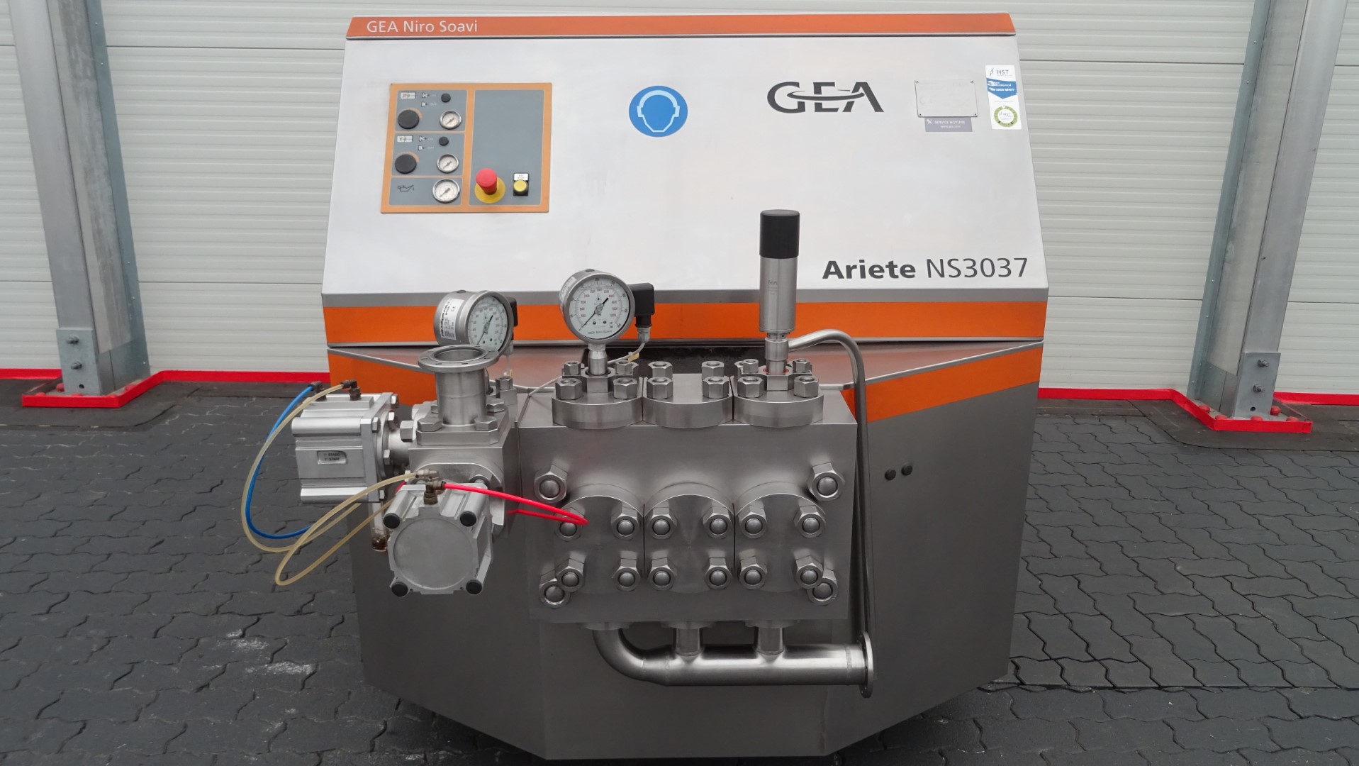 Used High Pressure Homogeniser GEA Niro Soavi NS3037H