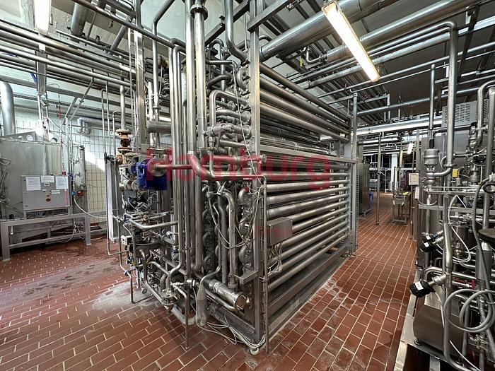 Used Indirect UHT GEA Finnah 6500/130 with APV MC 45 homogeniser for