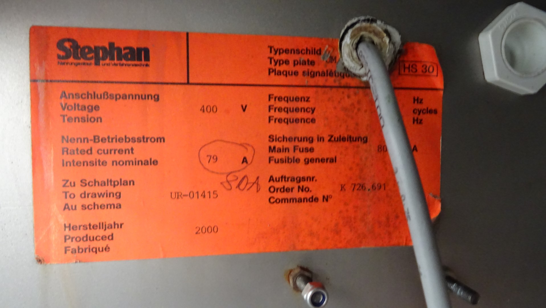 Used Universal Machine Stephan UM/SK 150