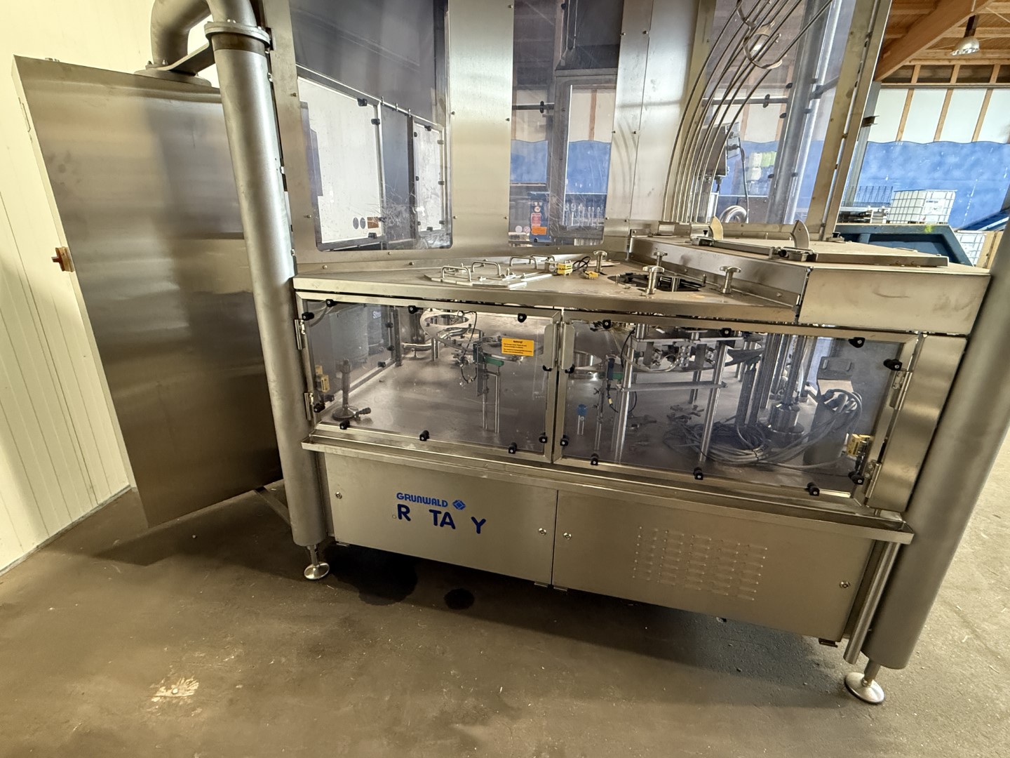 Used Cup filling and sealing machine Grunwald Rotary 12.000E/1-/2