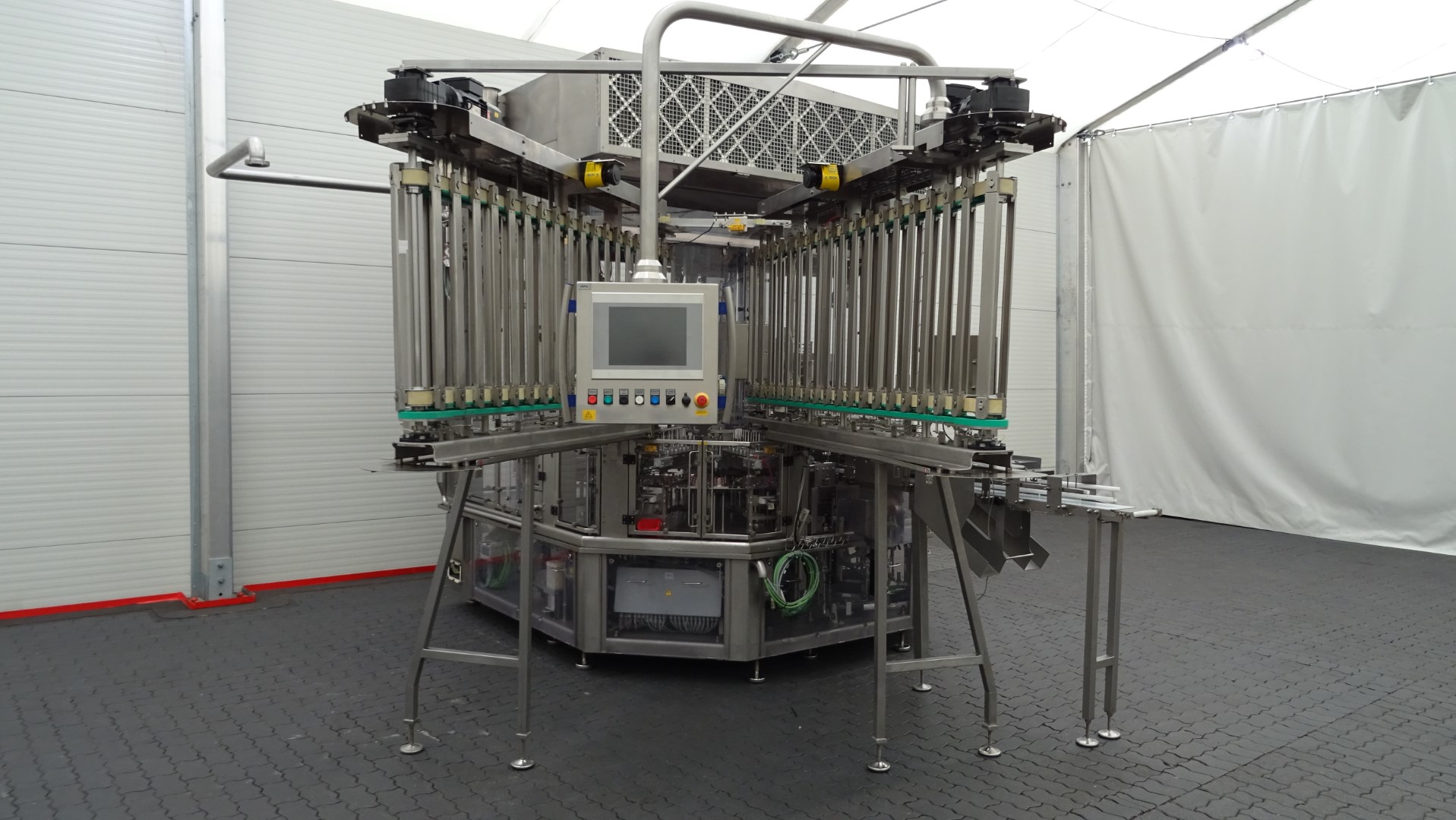 Used Aseptic cup filling, sealing and snap cap machine - Waldner Dosomat 16.6AS