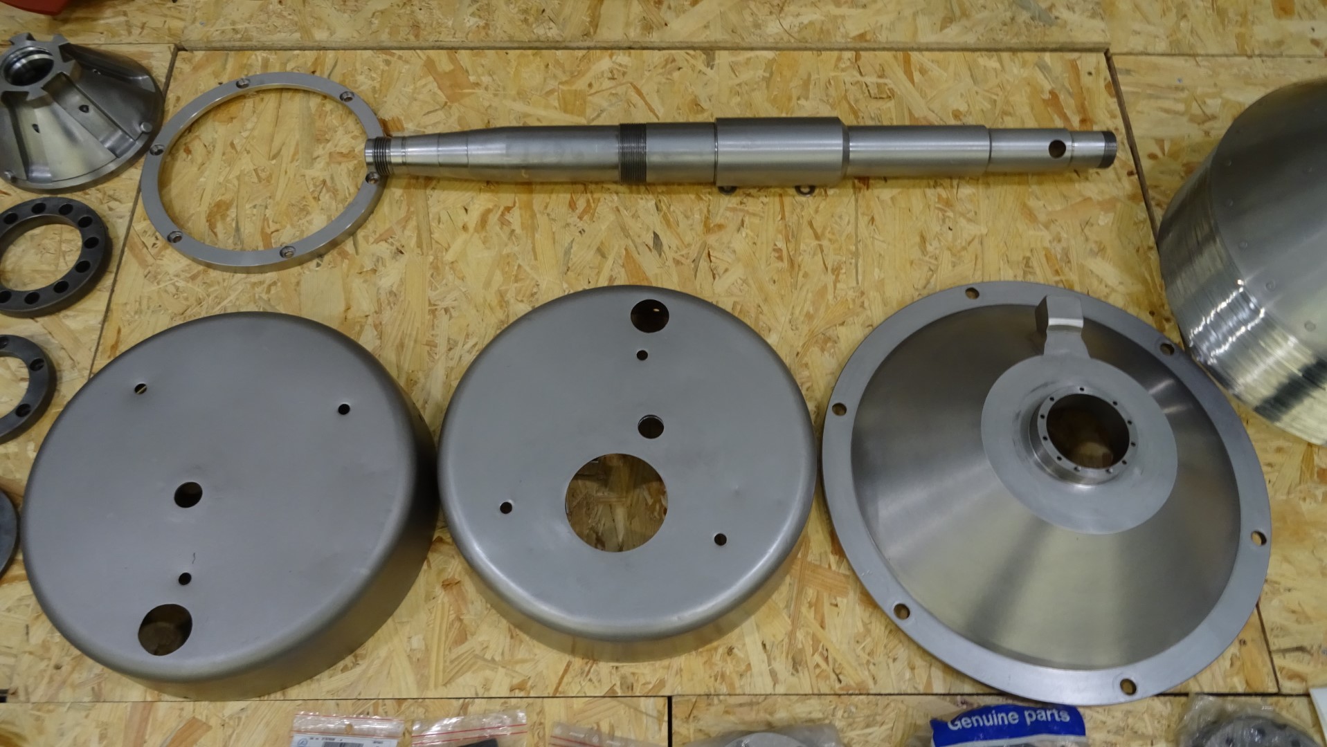 Used Incomplete Cream Separator Alfa Laval MRPX 214-74T with bowl and spare parts