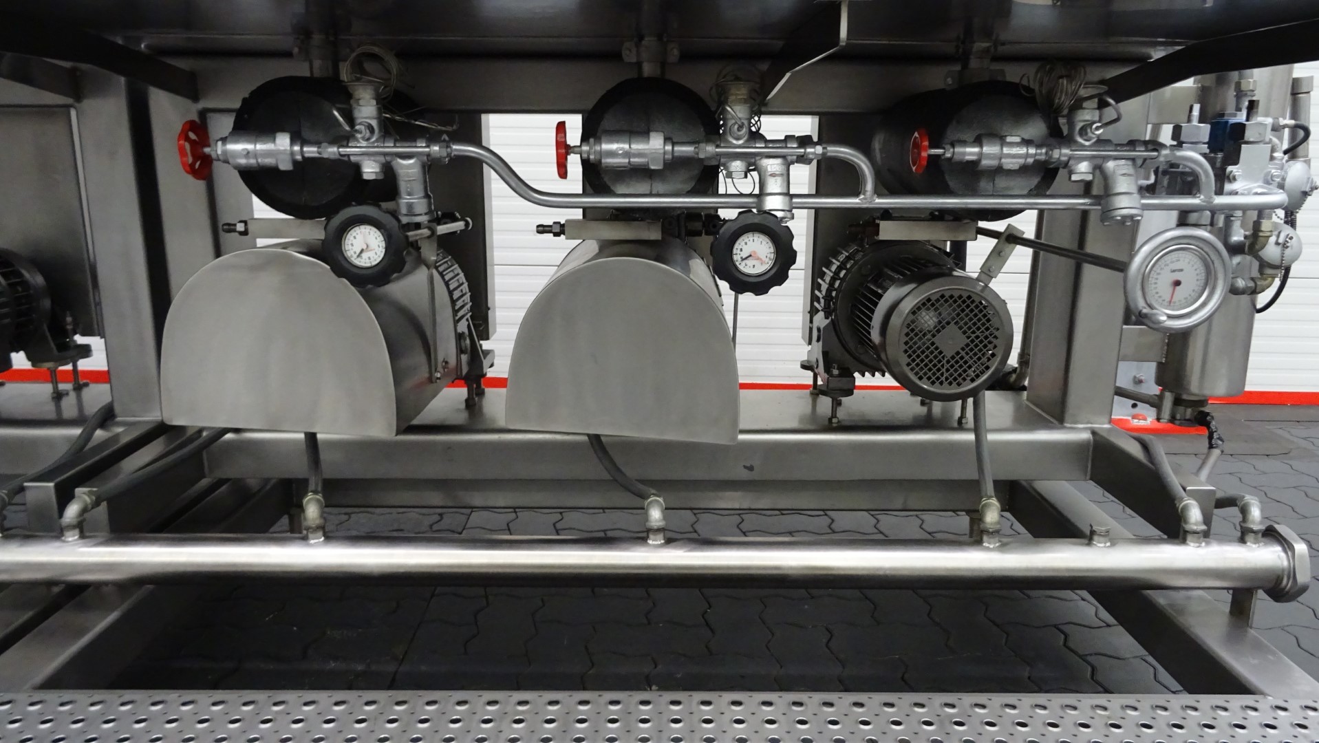 Used Margarine Pilot Plant - Gerstenberg & Agger HP Pump + Perfector 3x57 + Pin rotor + Inverter and Cooling Unit R22