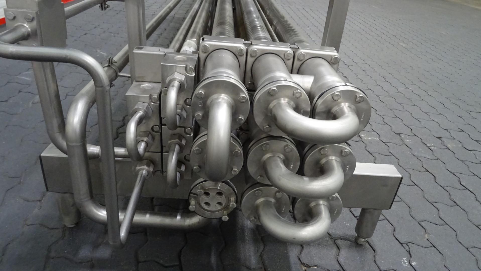 Used Tubular Heat Exchanger (THE) - Tetra Pak Tetra Spiraflo MT-70/4x16s-6-1