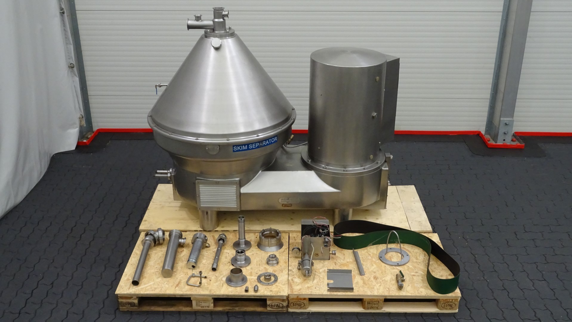 Used Incomplete Cream Separator GEA Westfalia MSD 300-01-777 (without bowl)