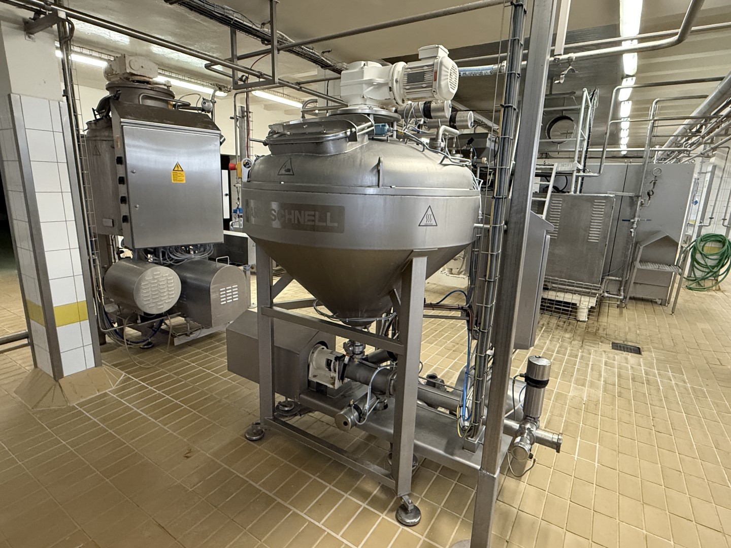Used Complete processing line for the production of processed UHT cheese - Karl Schnell - 200 up to 750 kg per hour