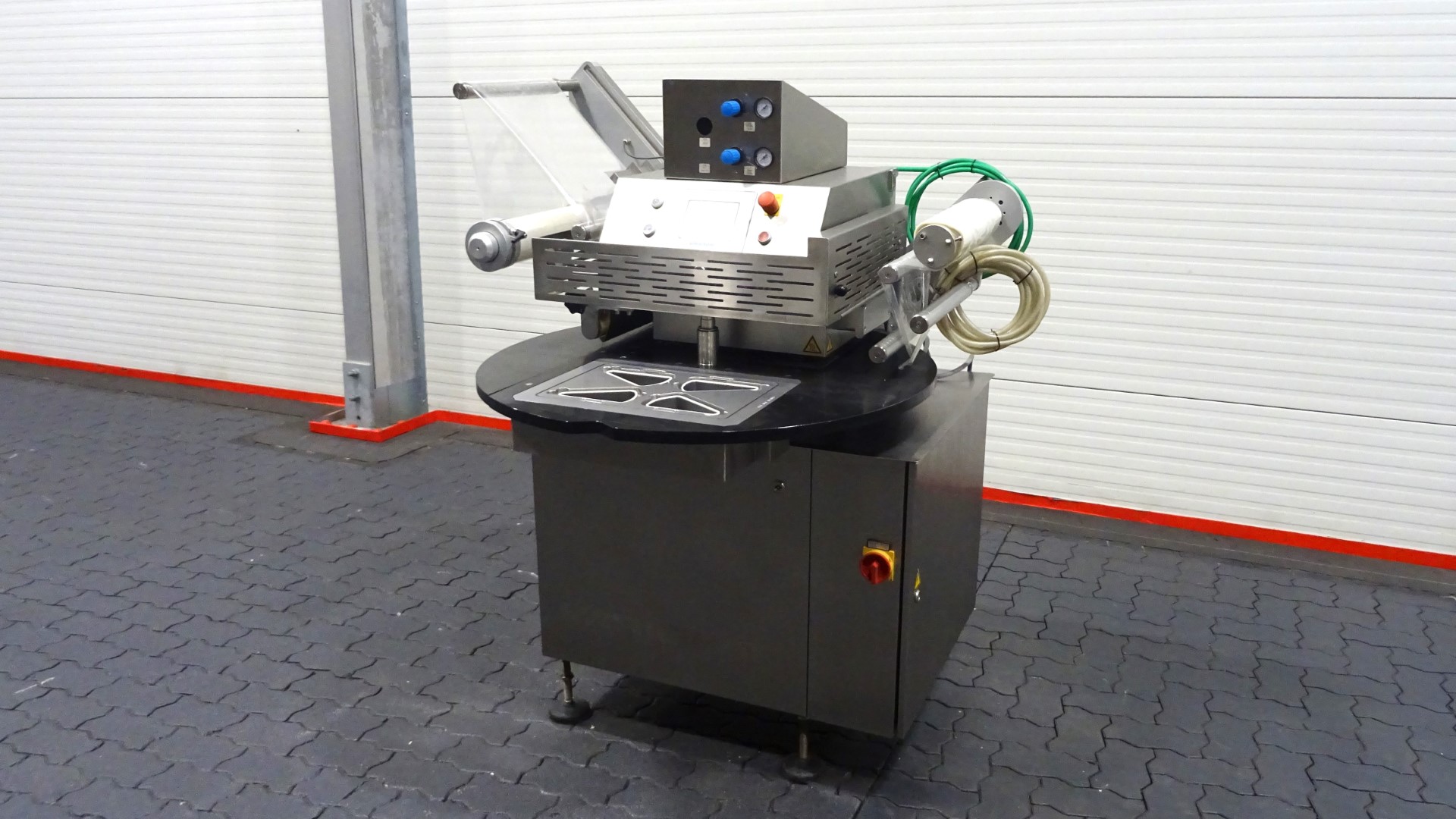 Used Semi-automatic Tray Sealer - Variovac Rotarius VG