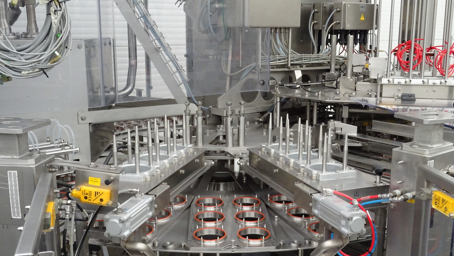 Used Aseptic cup filling, sealing and snap cap machine - Waldner Dosomat 16.6AS